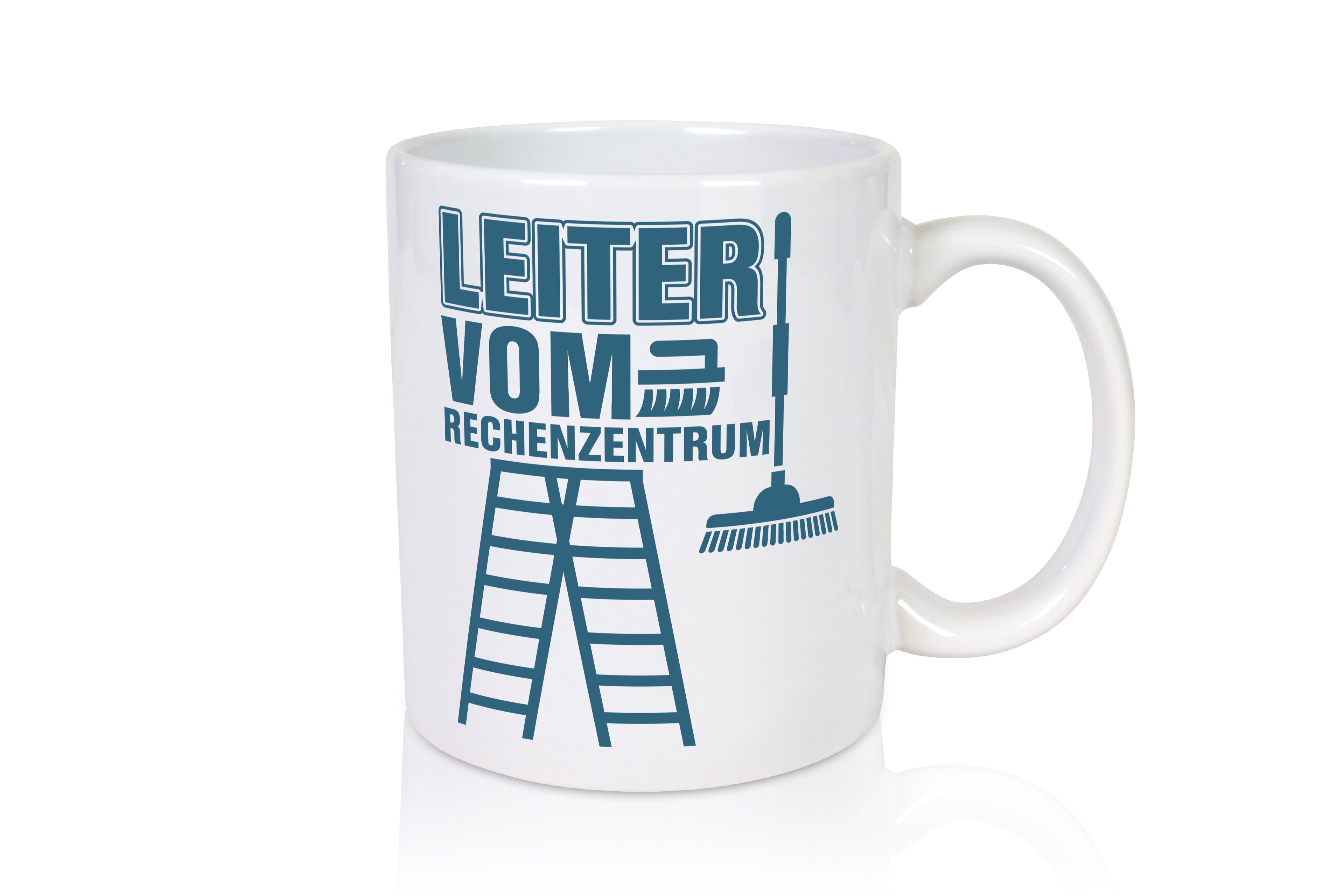 Leiter vom Rechenzentrum | Wortwitz Tasse | Gärtner - Tasse Weiß - Kaffeetasse / Geschenk / Familie