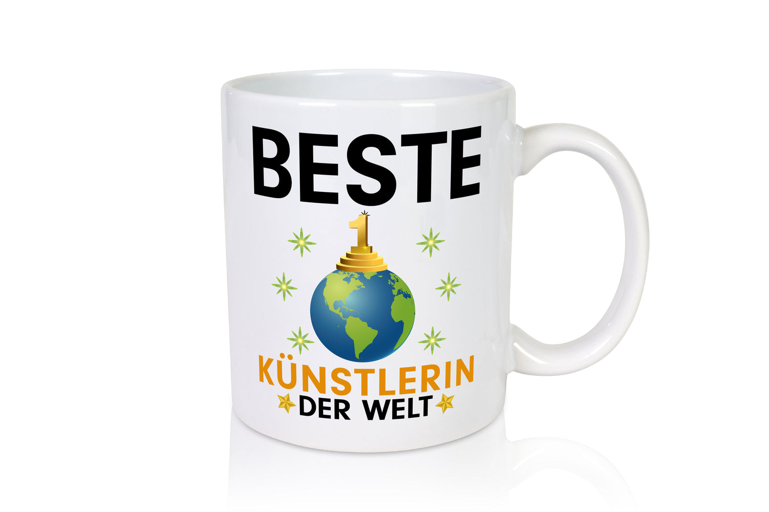 Welt Beste Künstlerin | lustig | Kunst - Tasse Weiß - Kaffeetasse / Geschenk / Familie