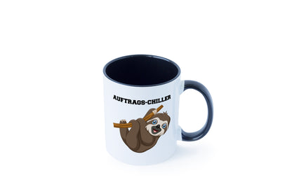 Auftrags Chiller Tasse Weiß - Schwarz - Kaffeetasse / Geschenk / Familie