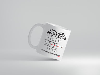 Löse Probleme: Professor | Uni | Universität - Tasse Weiß - Kaffeetasse / Geschenk / Familie