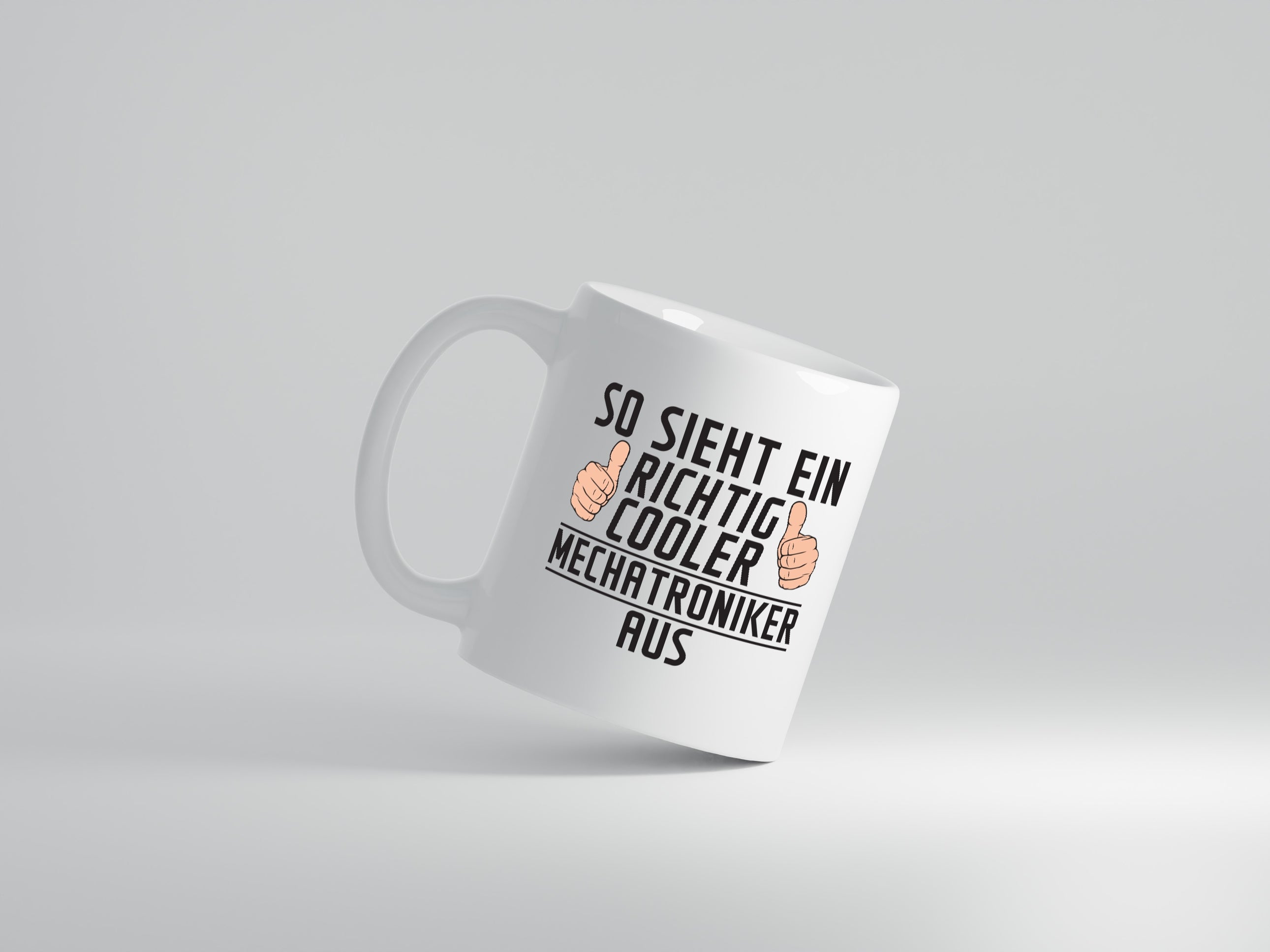 Richtig Cooler Mechatroniker | KFZ - Tasse Weiß - Kaffeetasse / Geschenk / Familie