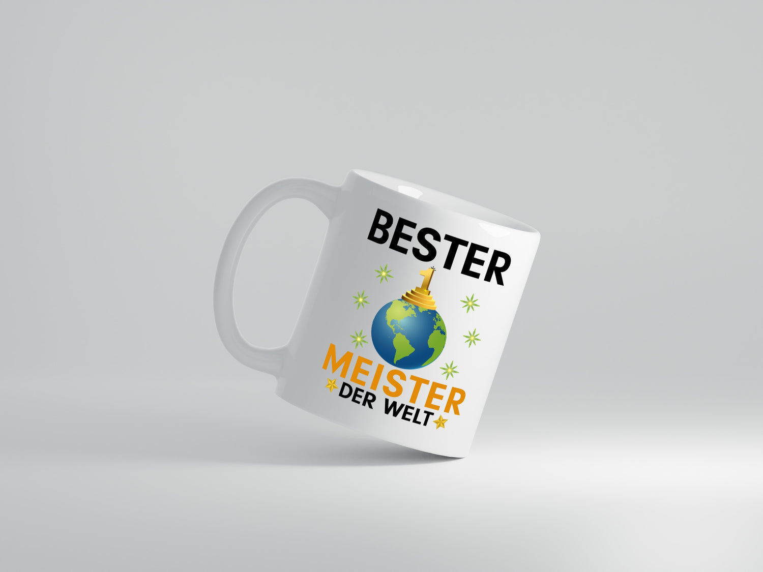 Welt Bester Meister | Meisterbrief - Tasse Weiß - Kaffeetasse / Geschenk / Familie