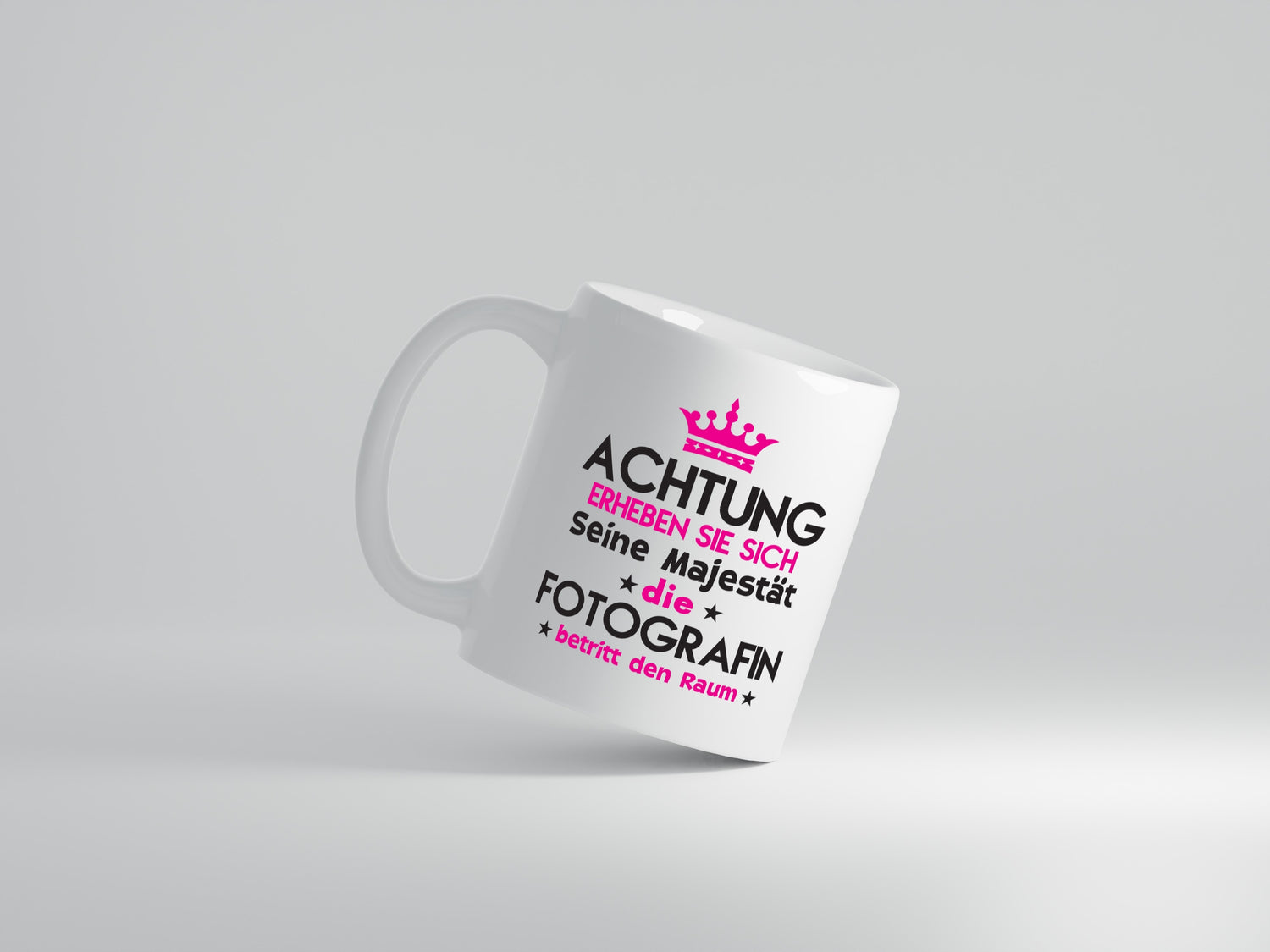 Seine Majestät Fotografin | Fotografie | Kamera - Tasse Weiß - Kaffeetasse / Geschenk / Familie