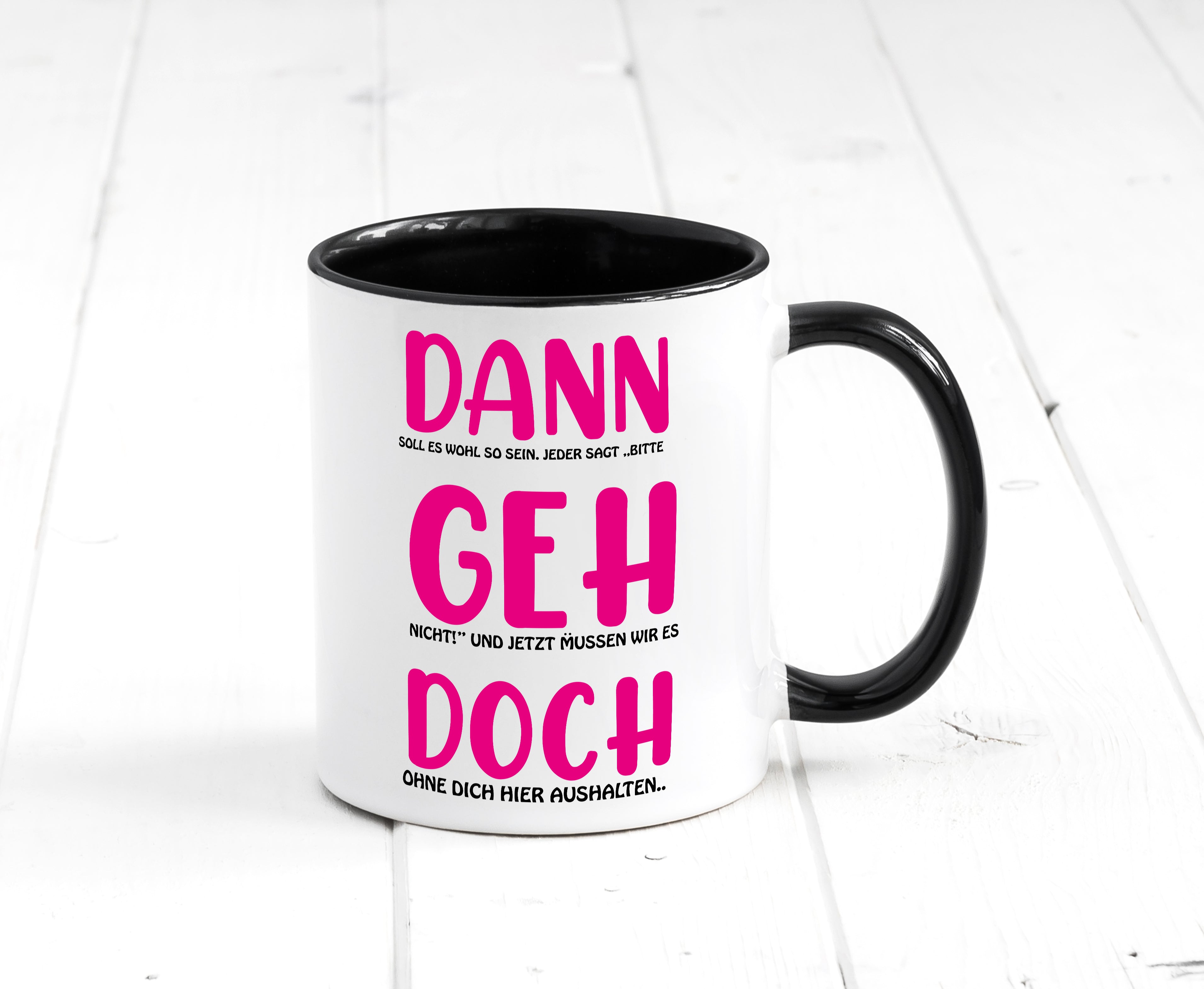 Jobwechsel Tasse Tasse Weiß - Schwarz - Kaffeetasse / Geschenk / Familie