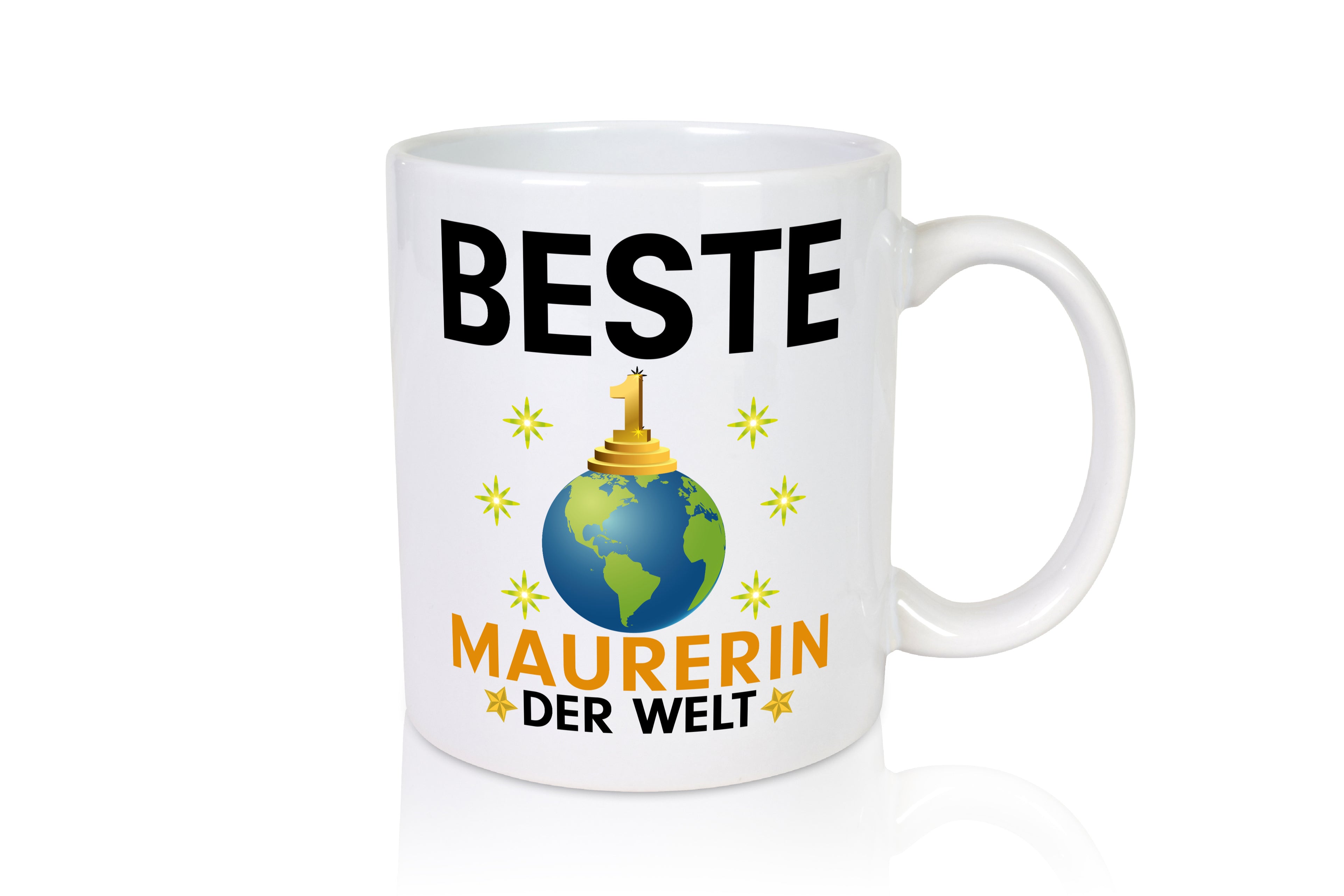 Welt Beste Maurerin - Tasse Weiß - Kaffeetasse / Geschenk / Familie