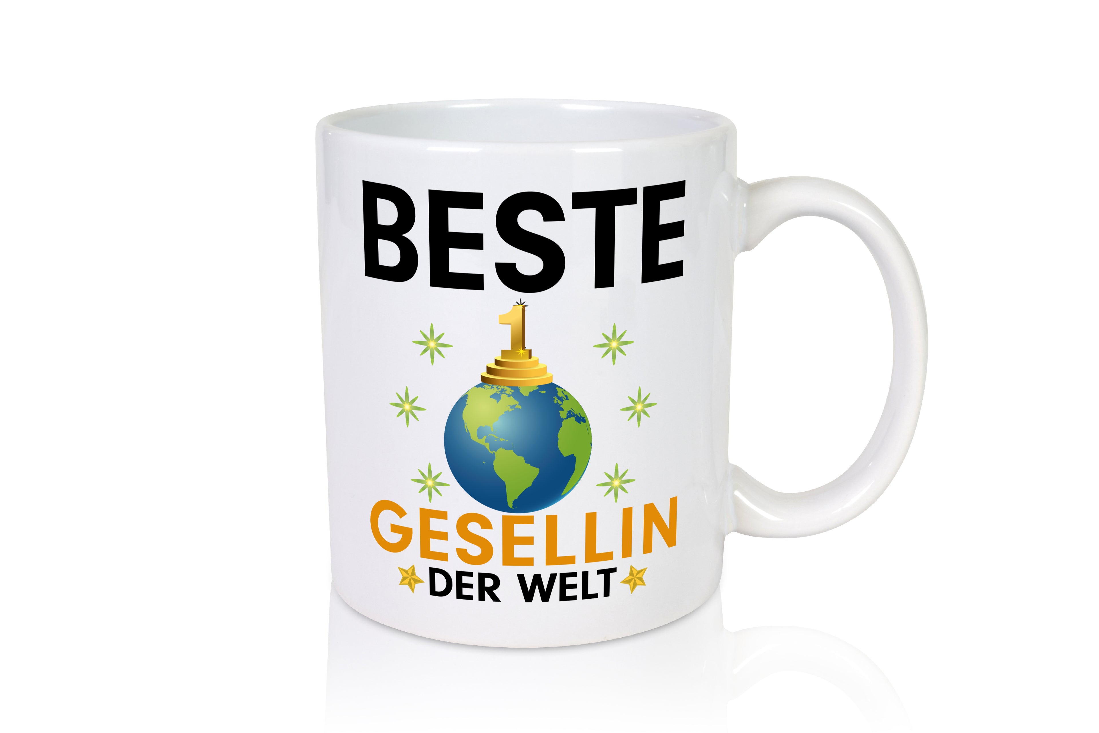 Welt Beste Gesellin | Handwerkerinnen - Tasse Weiß - Kaffeetasse / Geschenk / Familie