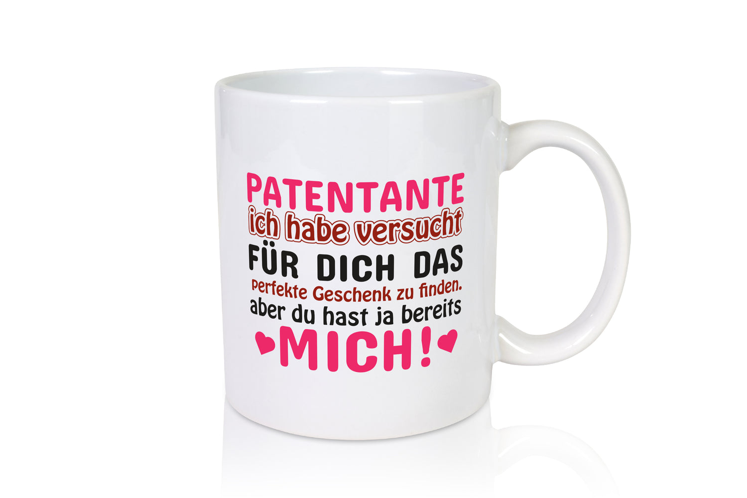 Patentante Tasse | lustiger Spruch | Patin | Tante - Tasse Weiß - Kaffeetasse / Geschenk / Familie