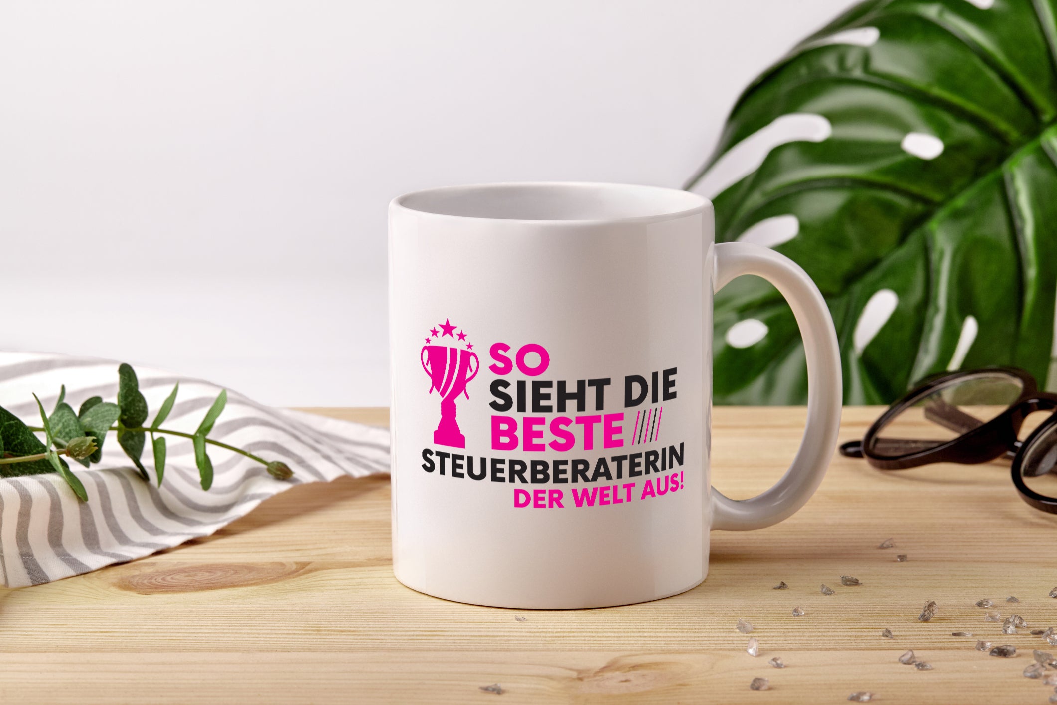 Die Weltbeste Steuerberaterin | Steuer Beratung - Tasse Weiß - Kaffeetasse / Geschenk / Familie