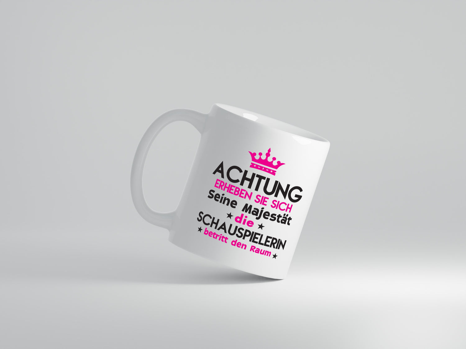 Seine Majestät Schauspielerin | Theater - Tasse Weiß - Kaffeetasse / Geschenk / Familie