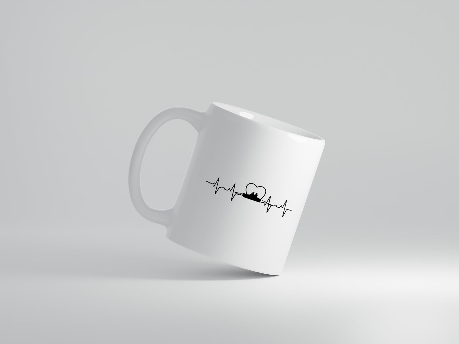 Kanu Liebe | Kayak | Pärchen Motiv | Boot Hobby - Tasse Weiß - Kaffeetasse / Geschenk / Familie