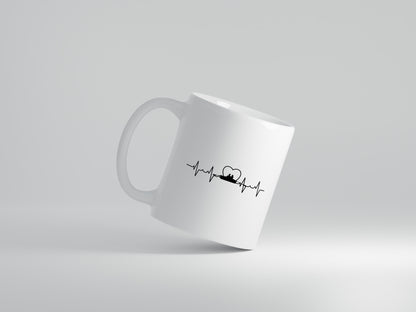 Kanu Liebe | Kayak | Pärchen Motiv | Boot Hobby - Tasse Weiß - Kaffeetasse / Geschenk / Familie