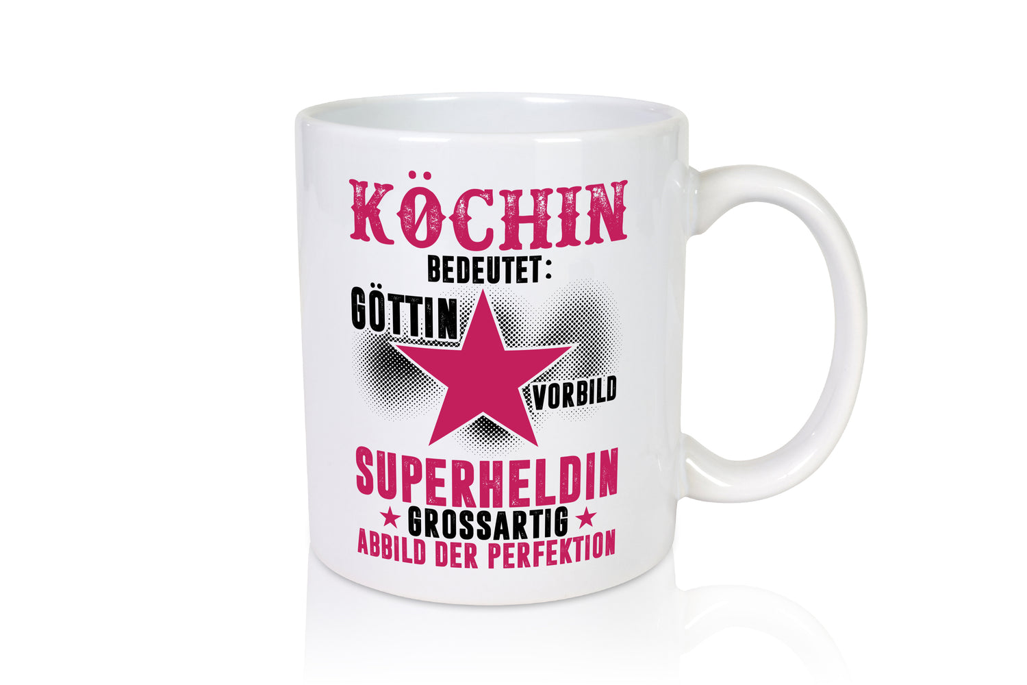 Bedeutung von Köchin | Chefköchin | Chefkoch - Tasse Weiß - Kaffeetasse / Geschenk / Familie