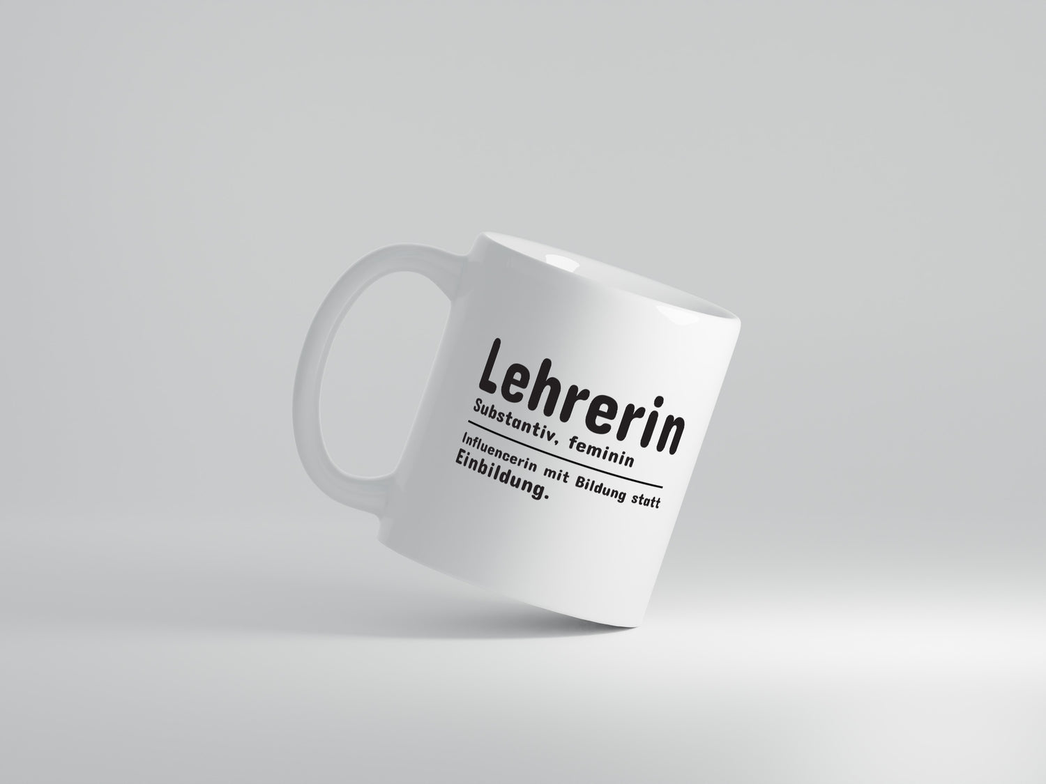 Lehrerin Influencer | Beruf Spruch | Definition | Humor - Tasse Weiß - Kaffeetasse / Geschenk / Familie