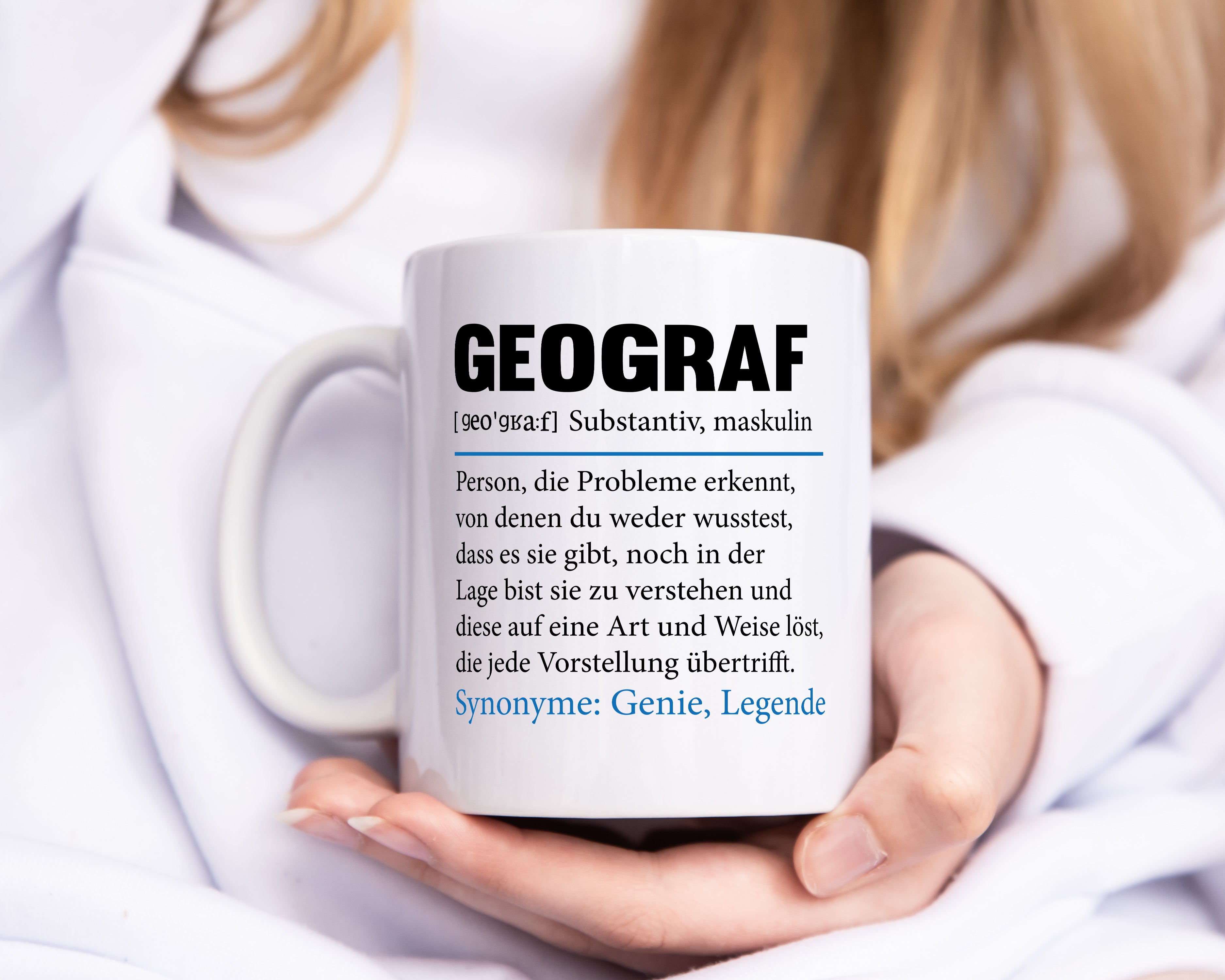 Geograf | Büro Tasse | Geografie | Beruf | Spruch - Tasse Weiß - Kaffeetasse / Geschenk / Familie