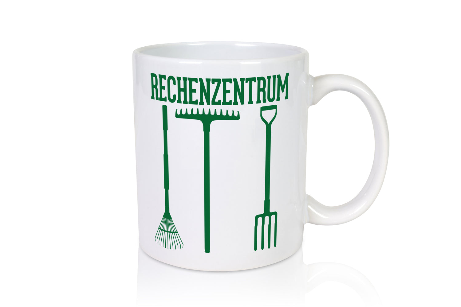 Rechenzentrum | Gärtner Tasse | Gartenarbeit | Gärtnern - Tasse Weiß - Kaffeetasse / Geschenk / Familie