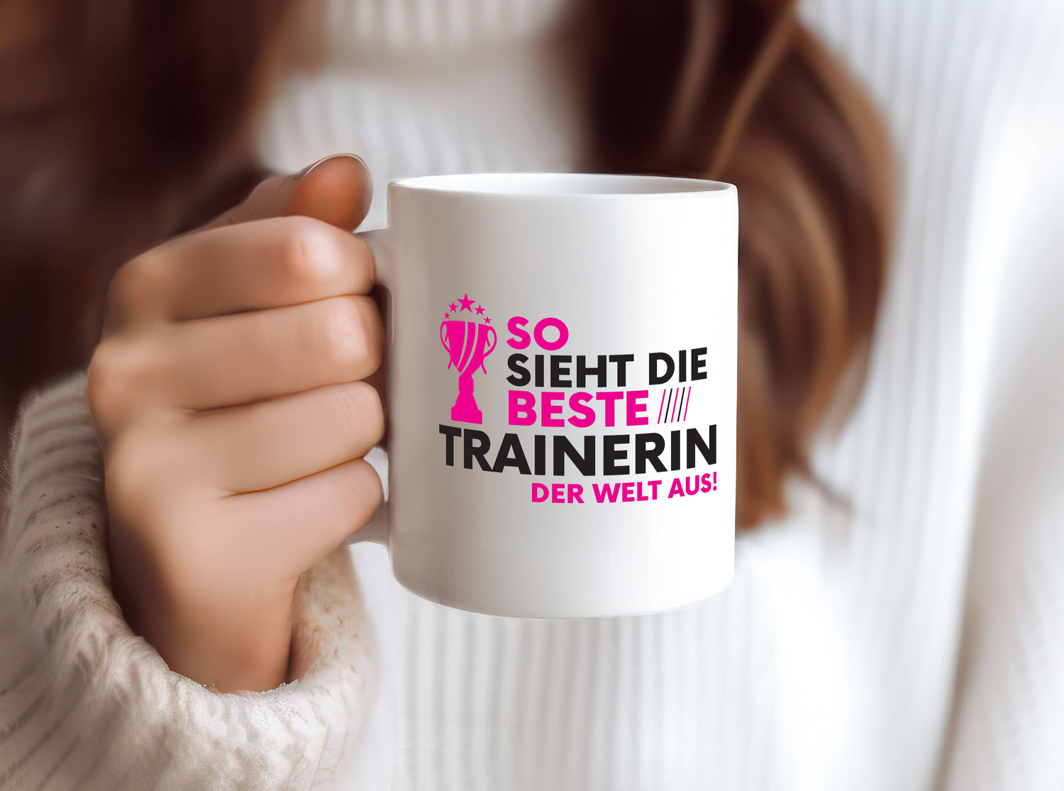 Die Weltbeste Trainerin | Sportverein | Humor - Tasse Weiß - Kaffeetasse / Geschenk / Familie