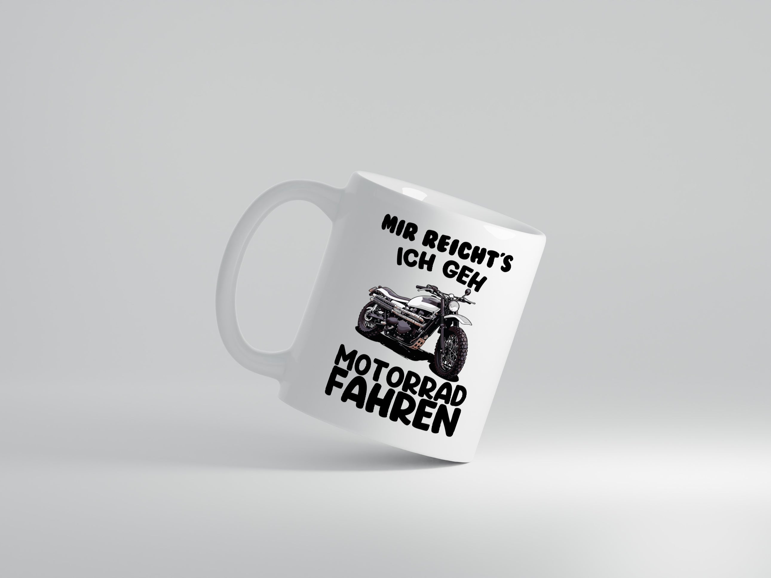 Motorrad Fahrer Tasse - Tasse Weiß - Kaffeetasse / Geschenk / Familie