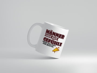 Männer haben auch Gefühle - Tasse Weiß - Kaffeetasse / Geschenk / Familie