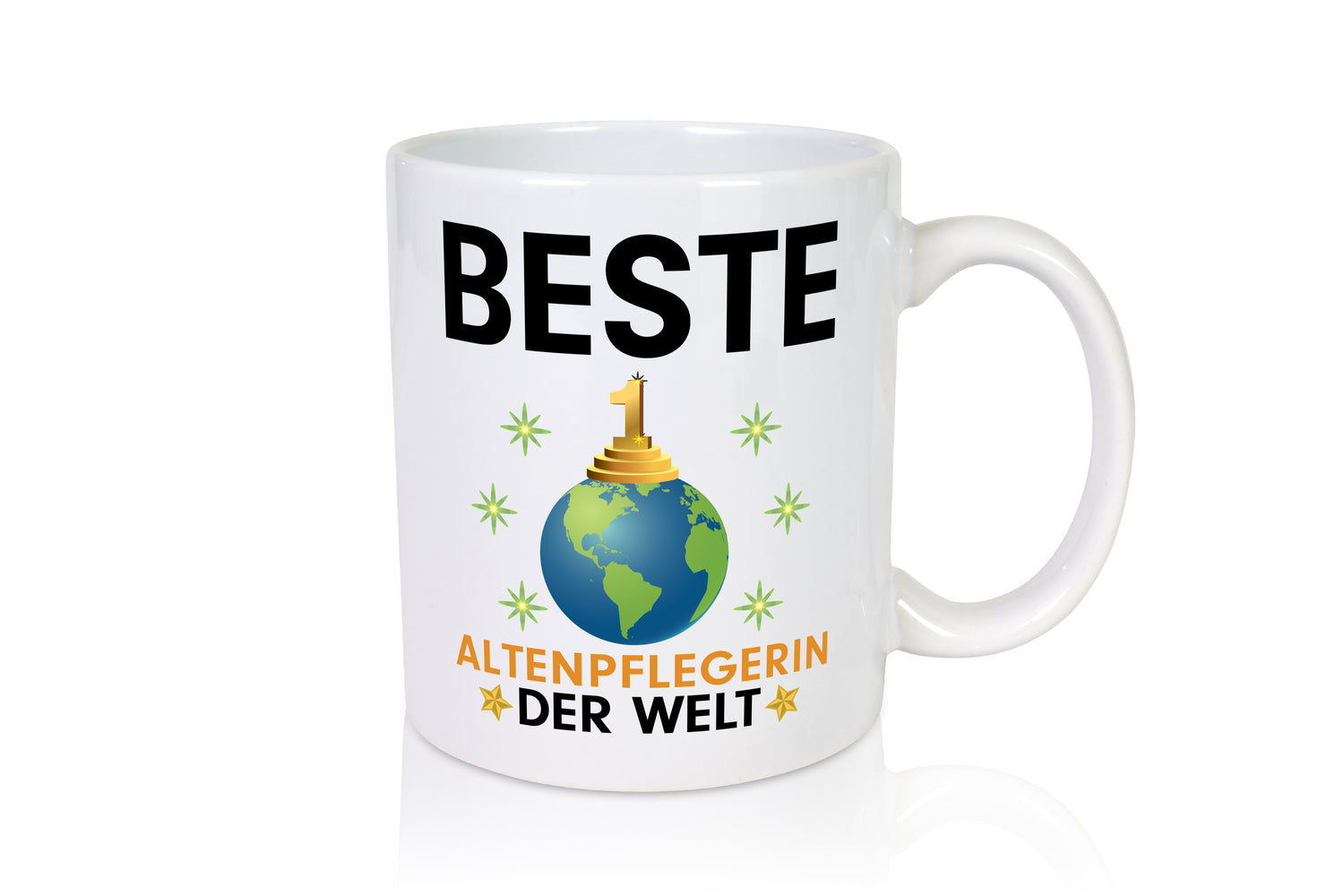 Welt Beste Altenpflegerin | Pflegepersonal | Pflege - Tasse Weiß - Kaffeetasse / Geschenk / Familie