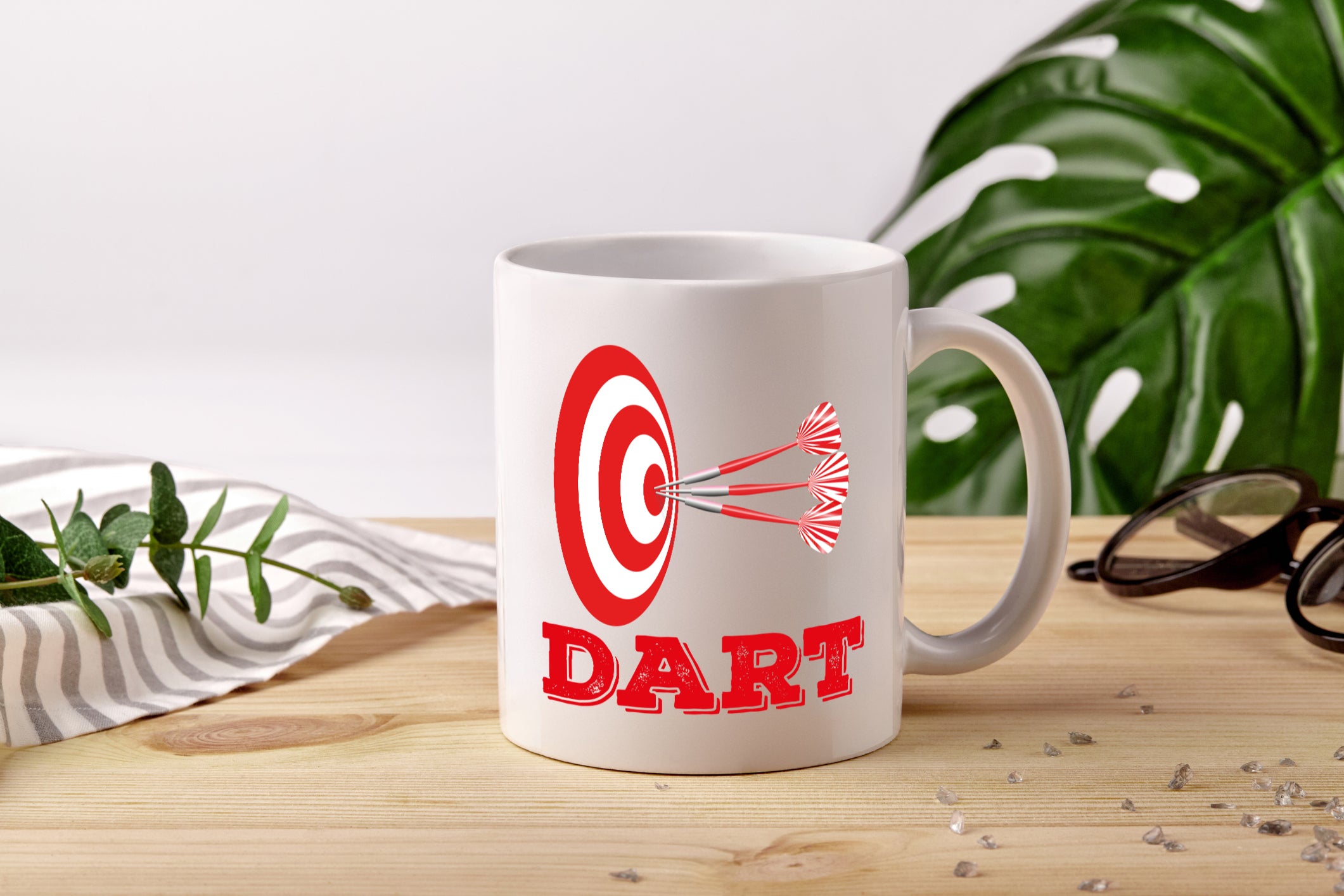 Dartspieler Tasse | Dart | Hobby | Motiv | Spieler - Tasse Weiß - Kaffeetasse / Geschenk / Familie