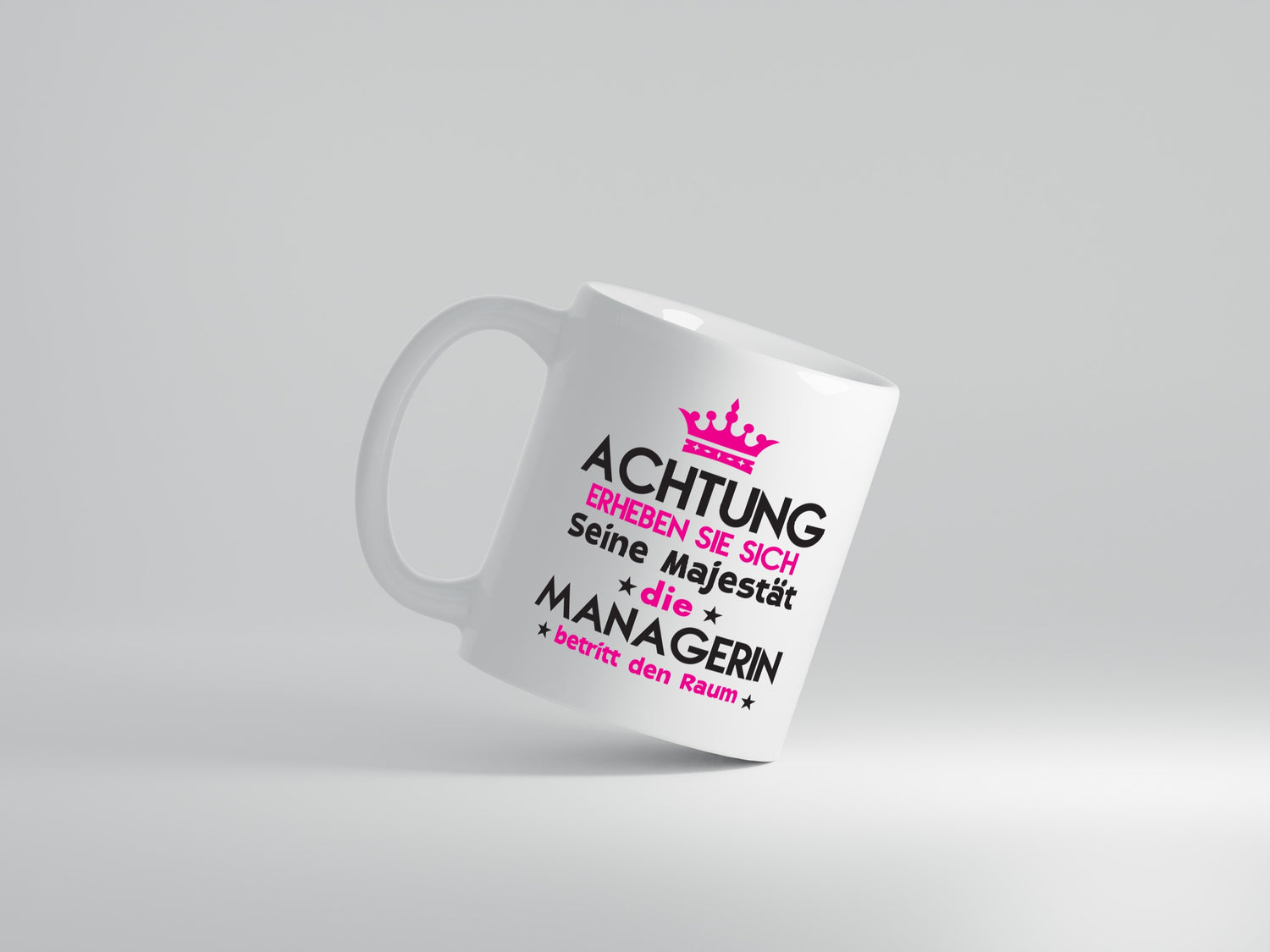 Seine Majestät Managerin | Management - Tasse Weiß - Kaffeetasse / Geschenk / Familie