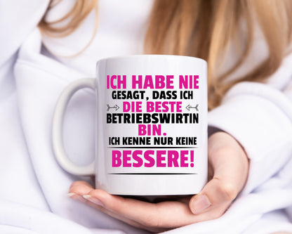 Die Beste Betriebswirtin | Betriebswirtschaft - Tasse Weiß - Kaffeetasse / Geschenk / Familie