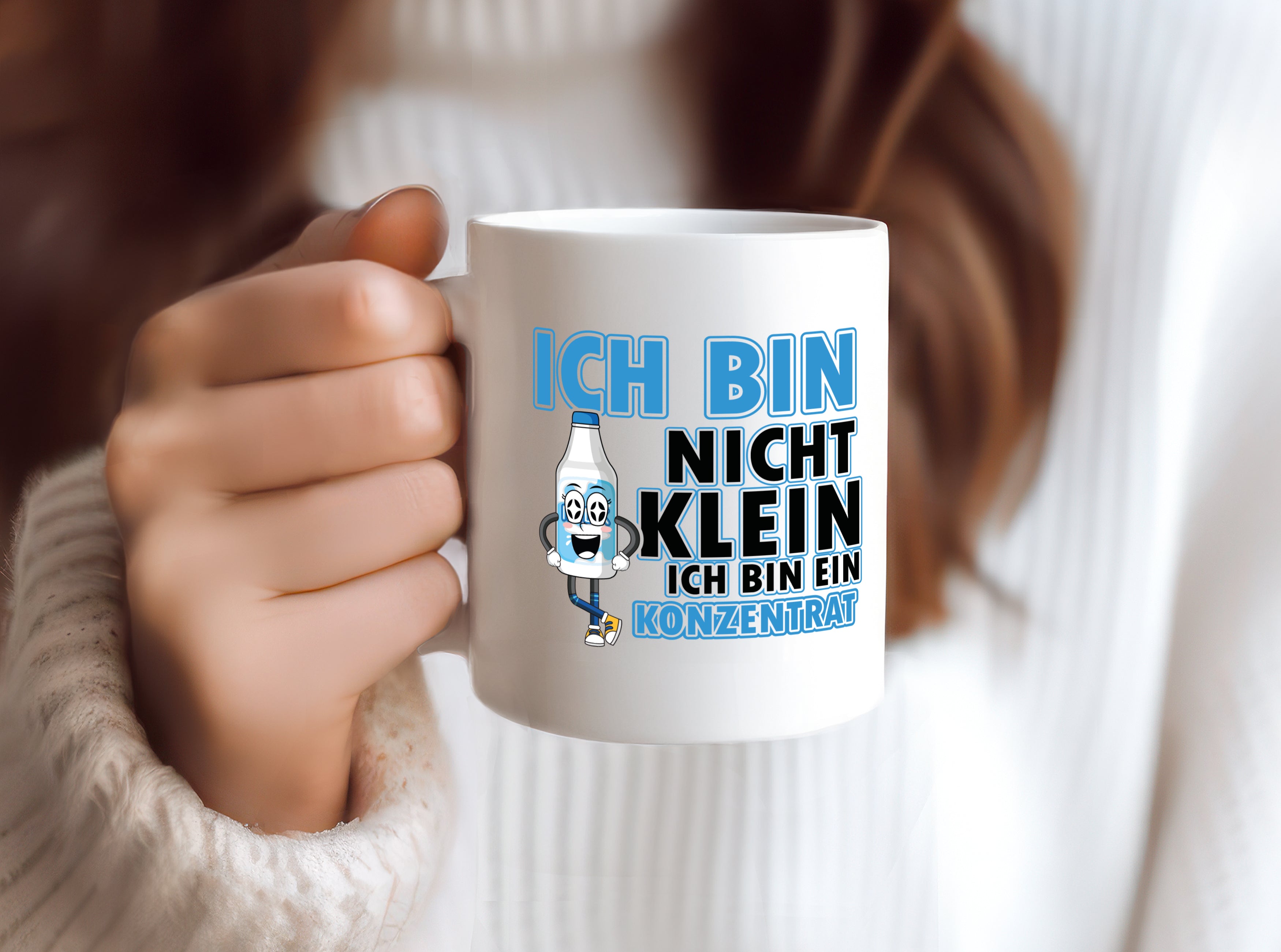 Ich bin ein Konzentrat - Tasse Weiß - Kaffeetasse / Geschenk / Familie