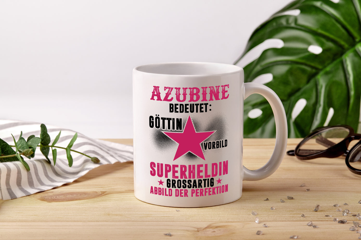 Bedeutung von Azubine | Ausbildung | Lehre | Lehrling - Tasse Weiß - Kaffeetasse / Geschenk / Familie