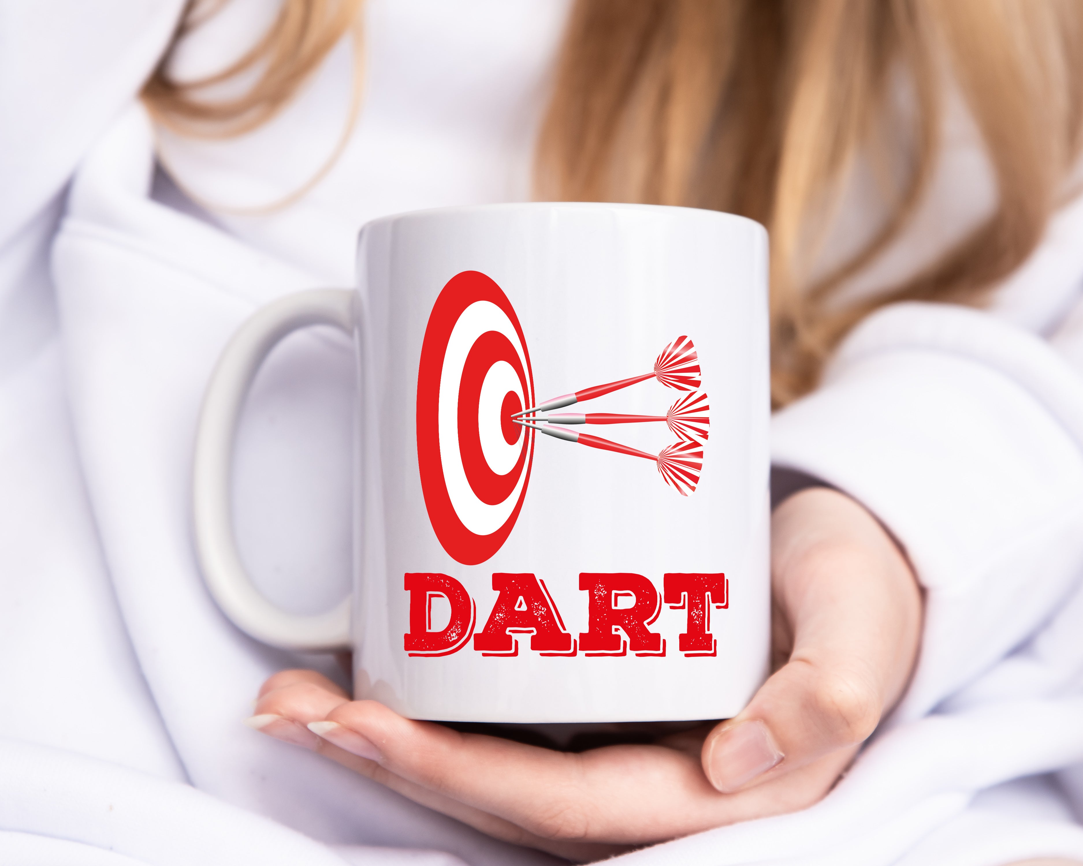 Dartspieler Tasse | Dart | Hobby | Motiv | Spieler - Tasse Weiß - Kaffeetasse / Geschenk / Familie