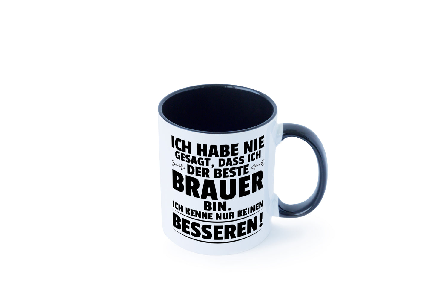 Der Beste Brauer | Bier Brauer | Brauerei Tasse Weiß - Schwarz - Kaffeetasse / Geschenk / Familie