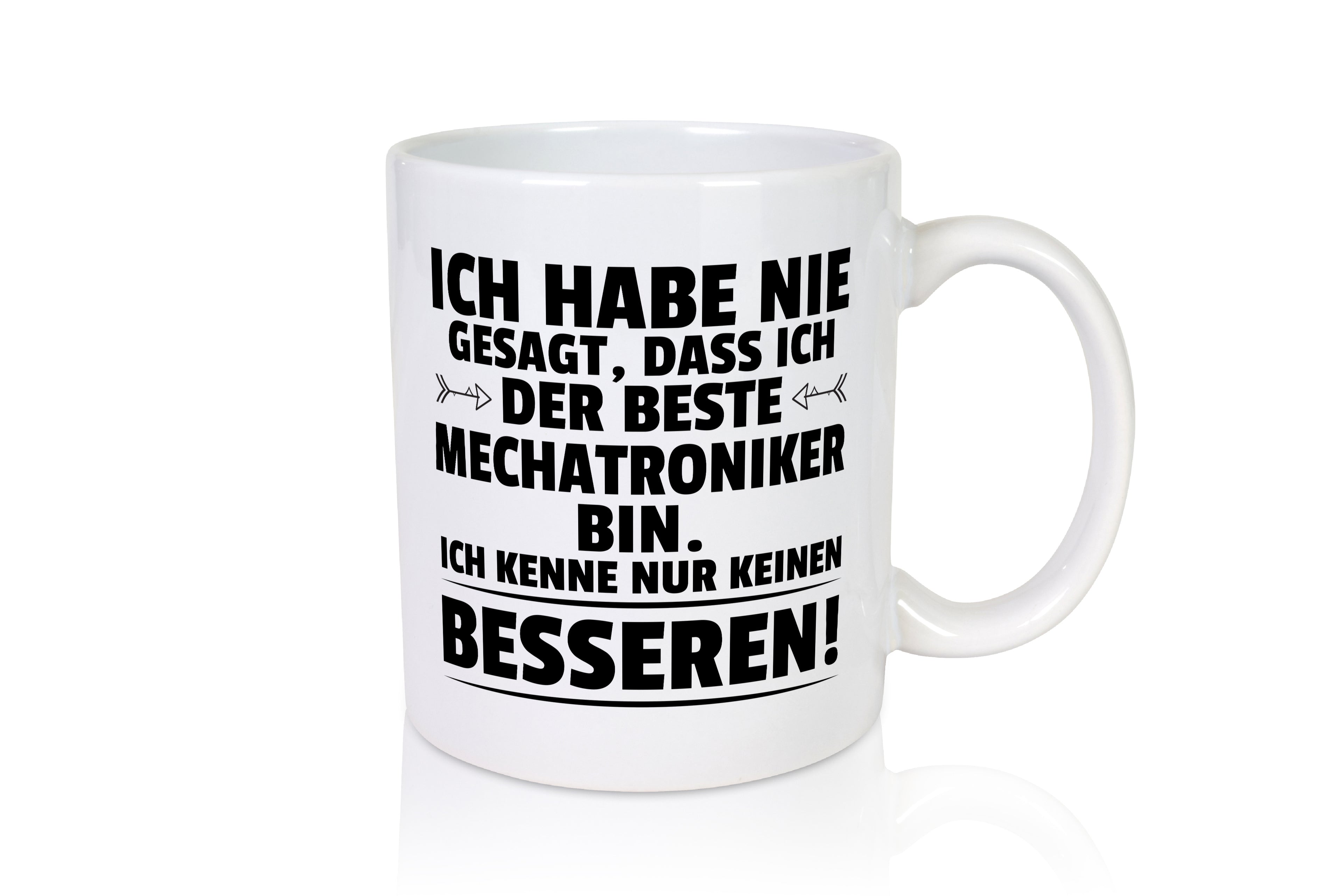 Der Beste Mechatroniker | KFZ - Tasse Weiß - Kaffeetasse / Geschenk / Familie