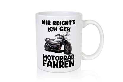 Motorrad Fahrer Tasse - Tasse Weiß - Kaffeetasse / Geschenk / Familie