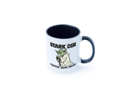 Starker Kaffee Tasse Weiß - Schwarz - Kaffeetasse / Geschenk / Familie