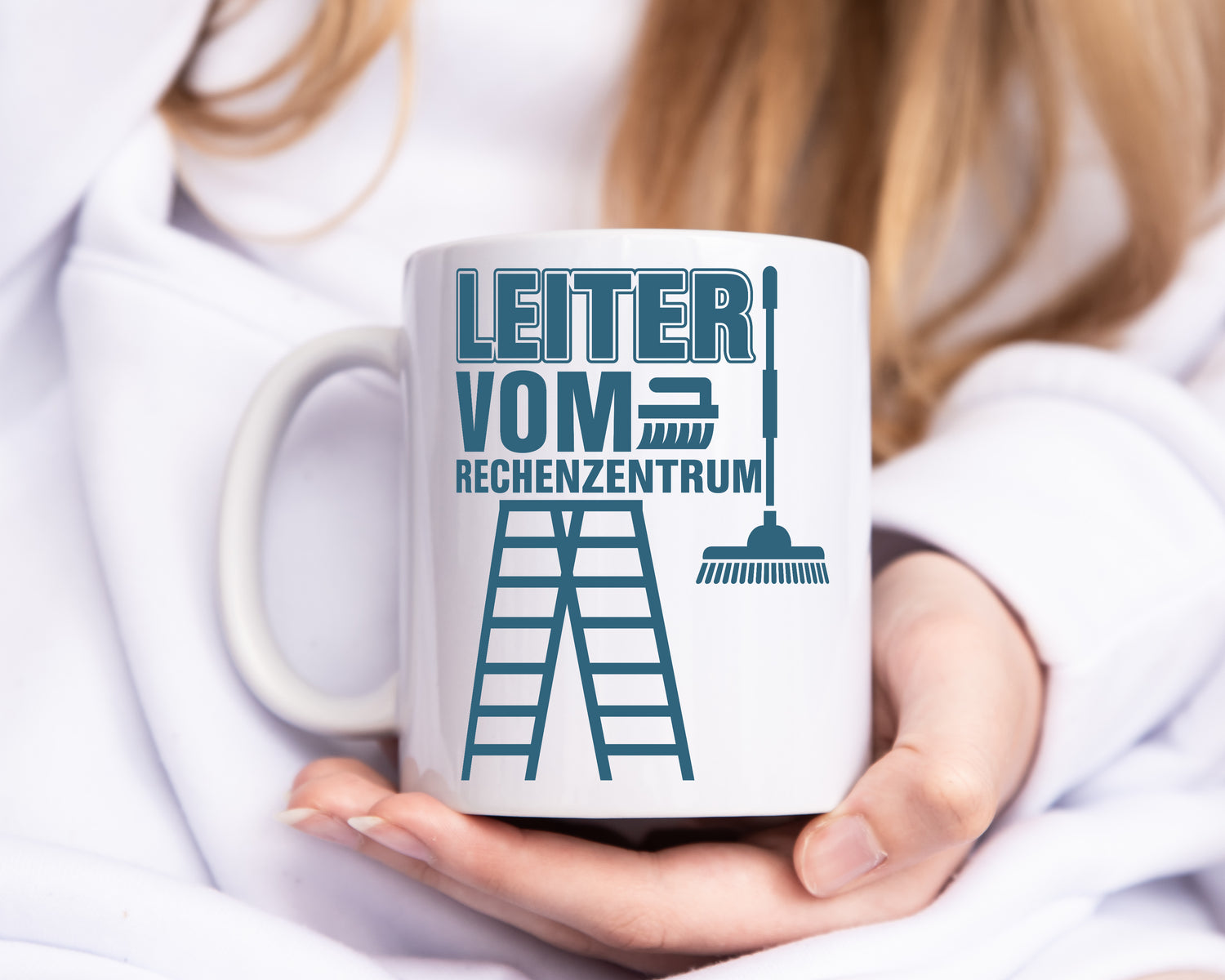 Leiter vom Rechenzentrum | Wortwitz Tasse | Gärtner - Tasse Weiß - Kaffeetasse / Geschenk / Familie