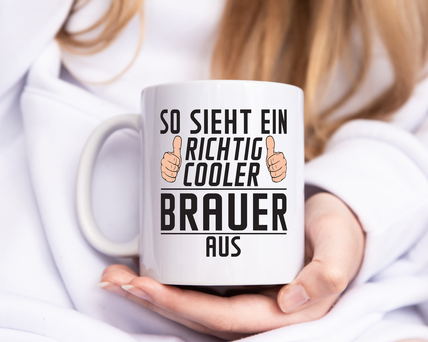 Richtig Cooler Brauer | Bier Brauer | Brauerei - Tasse Weiß - Kaffeetasse / Geschenk / Familie