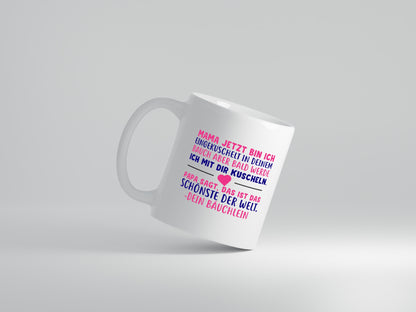 Werdende Mama | Schwangerschaft Tasse | schöner Spruch - Tasse Weiß - Kaffeetasse / Geschenk / Familie