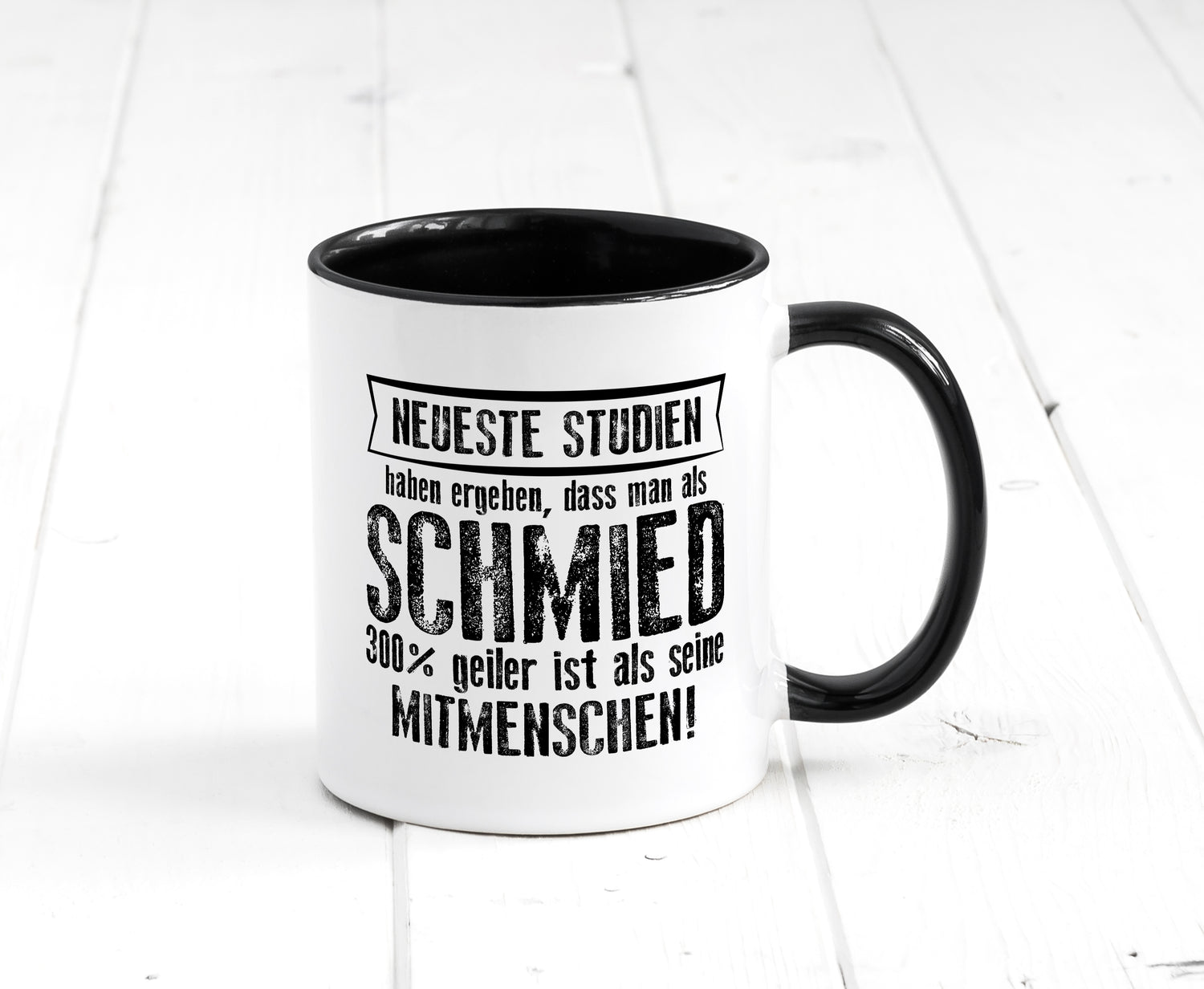 Neuste Studien: Schmied | schmieden Tasse Weiß - Schwarz - Kaffeetasse / Geschenk / Familie