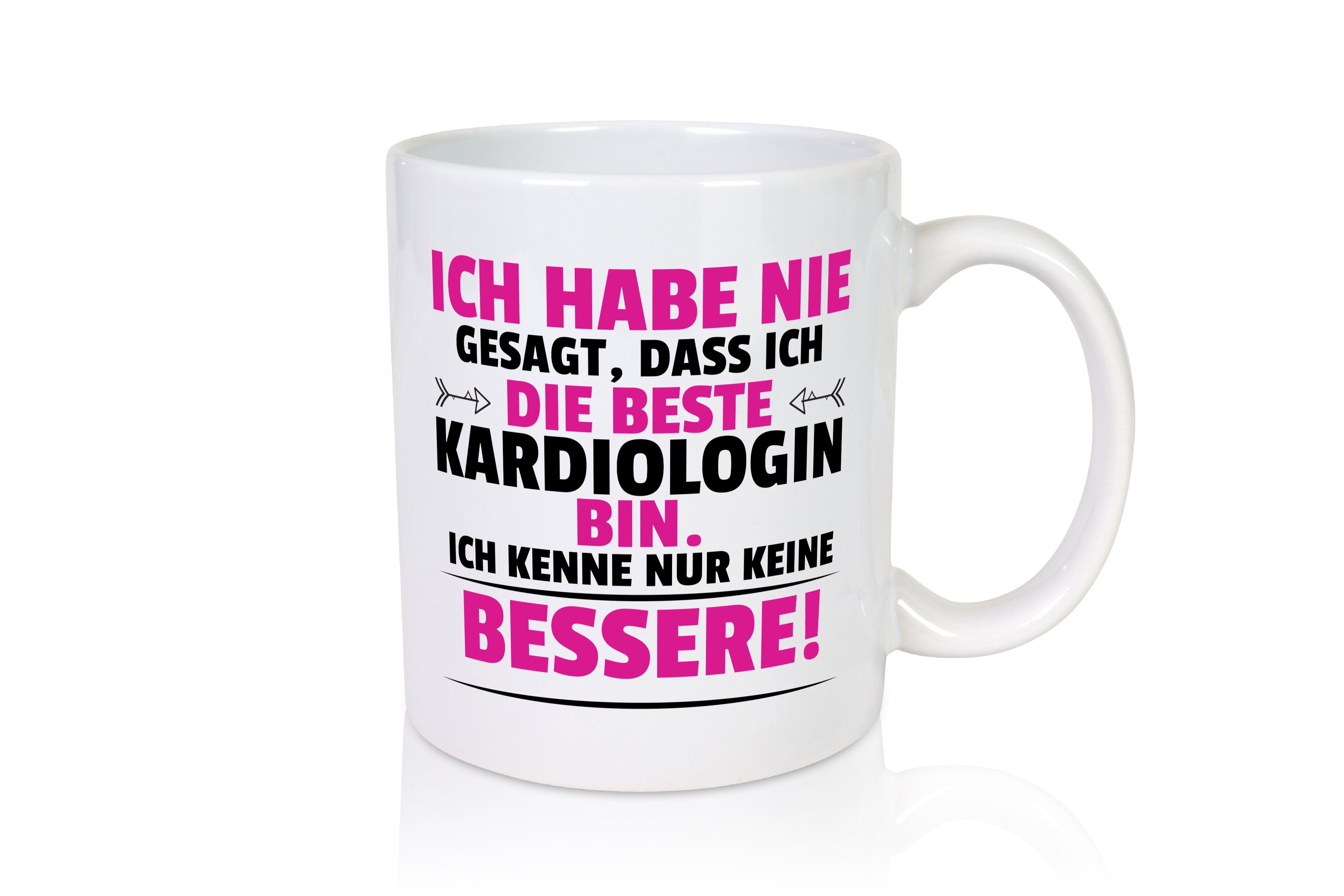 Die Beste Kardiologin | Kardiologie - Tasse Weiß - Kaffeetasse / Geschenk / Familie