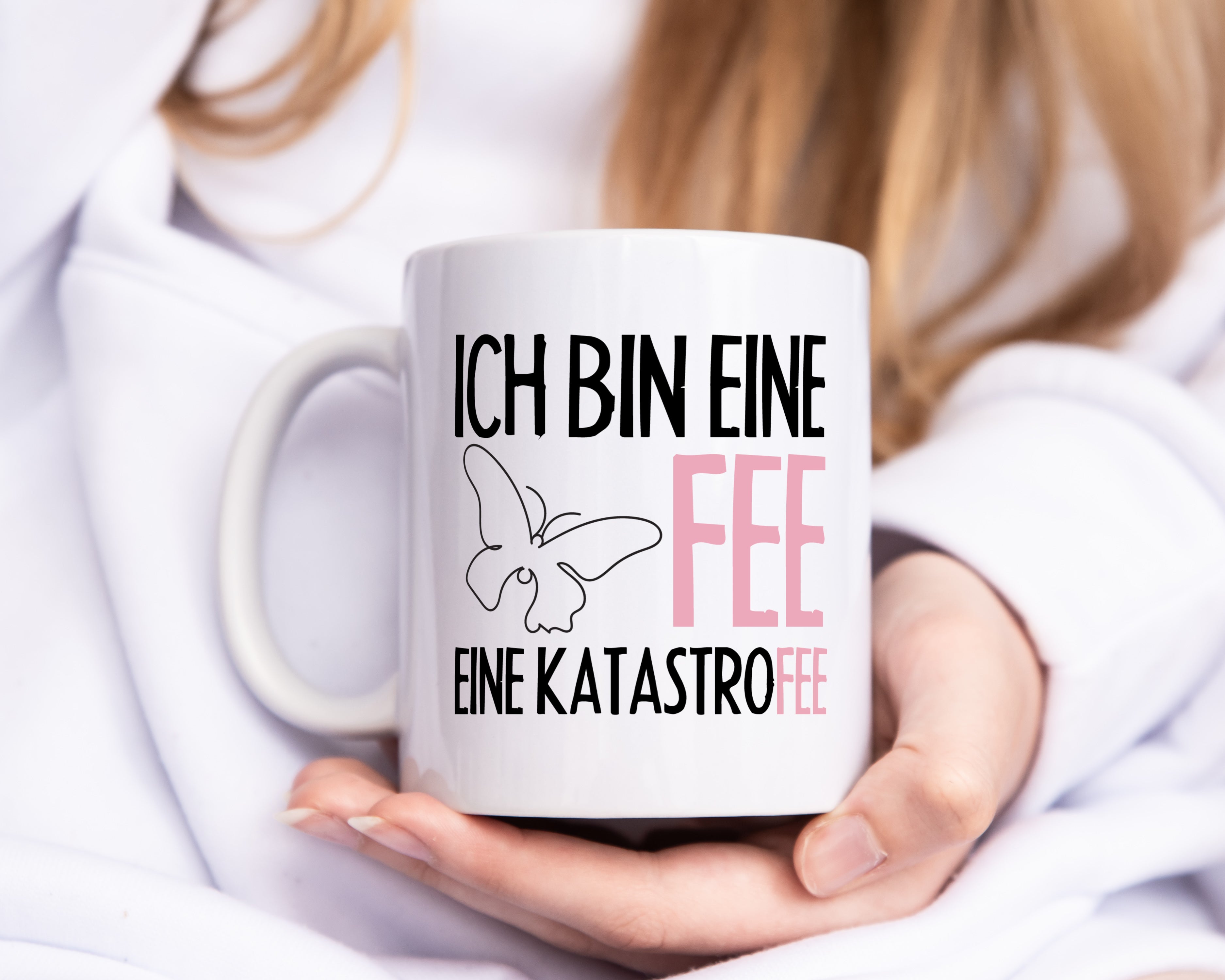 Ich bin eine Fee - Tasse Weiß - Kaffeetasse / Geschenk / Familie