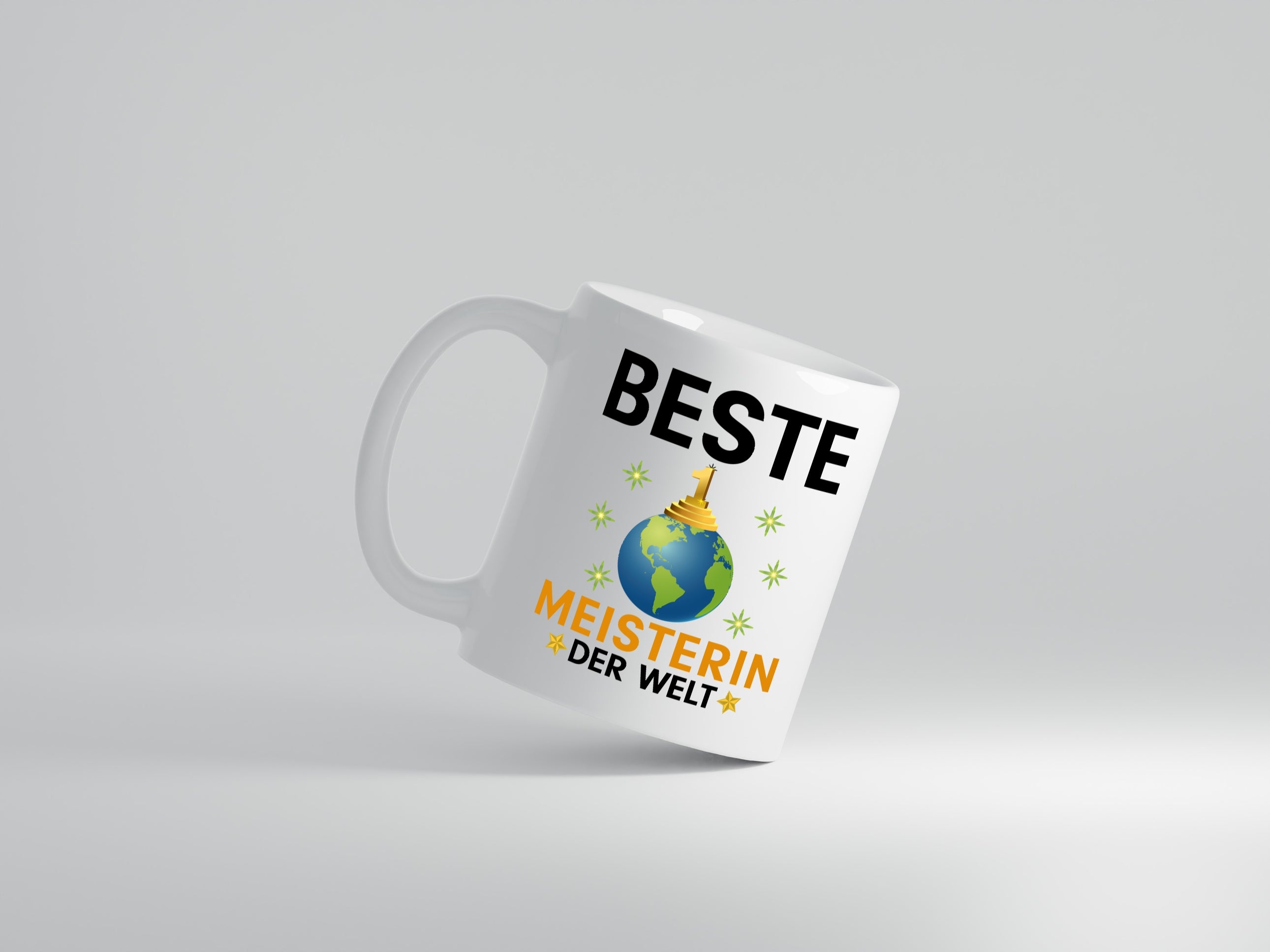Welt Beste Meisterin | Meisterbrief - Tasse Weiß - Kaffeetasse / Geschenk / Familie
