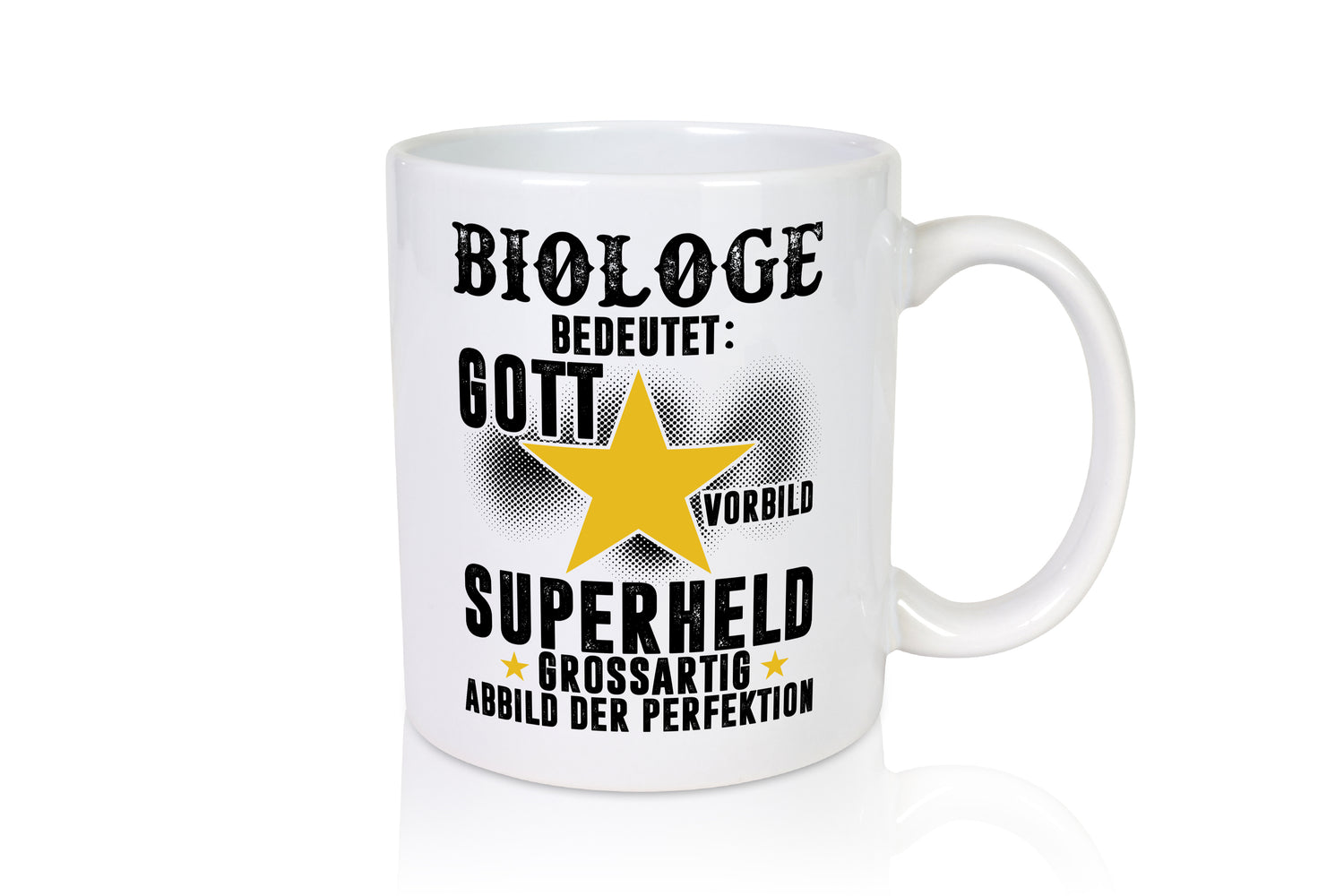 Bedeutung von Biologe | Biologie | Naturforscher - Tasse Weiß - Kaffeetasse / Geschenk / Familie