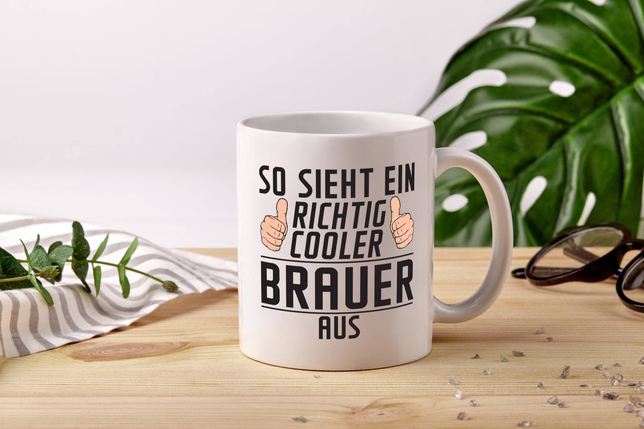 Richtig Cooler Brauer | Bier Brauer | Brauerei - Tasse Weiß - Kaffeetasse / Geschenk / Familie