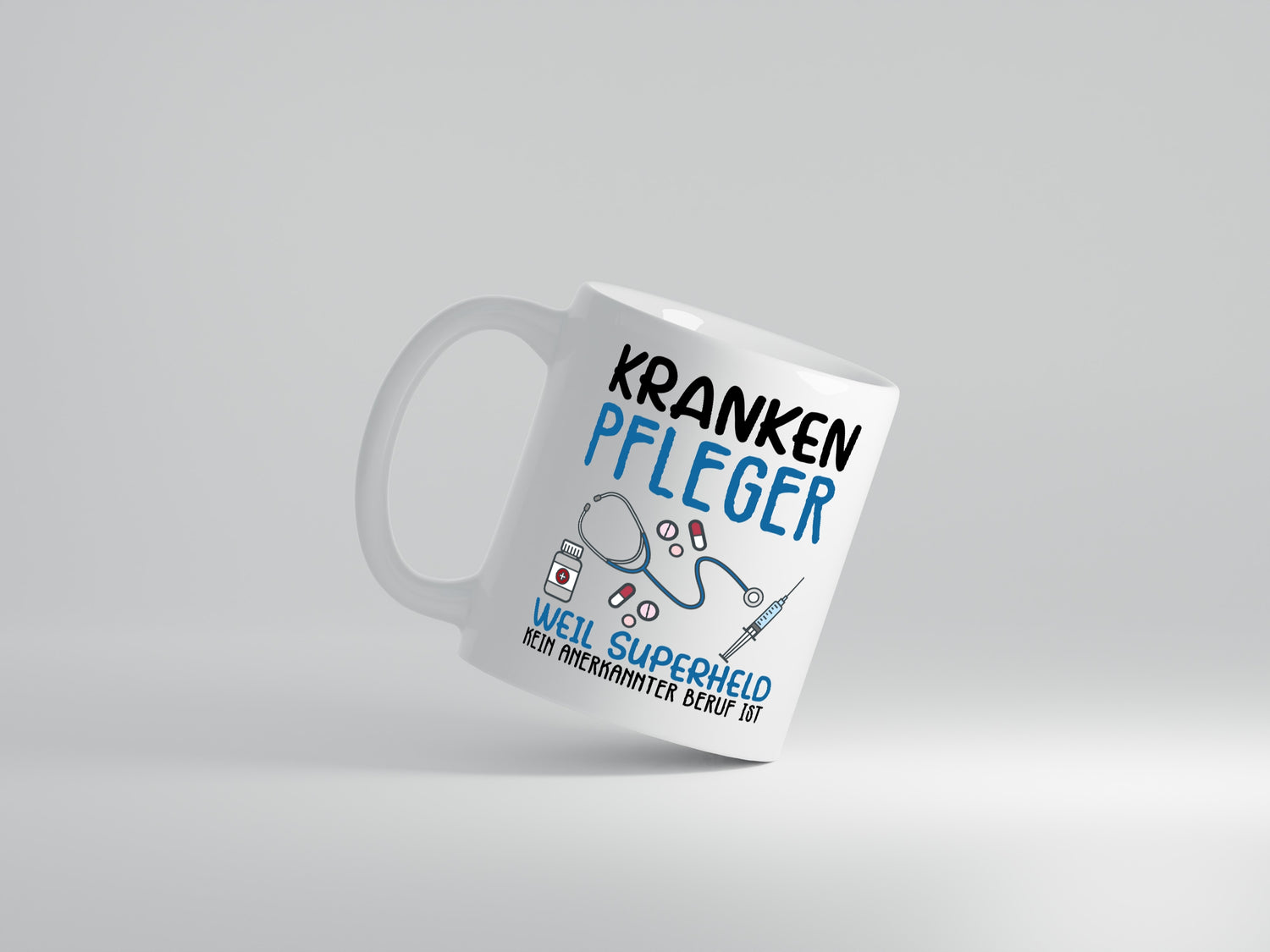 Ich bin Krankenpfleger - Tasse Weiß - Kaffeetasse / Geschenk / Familie