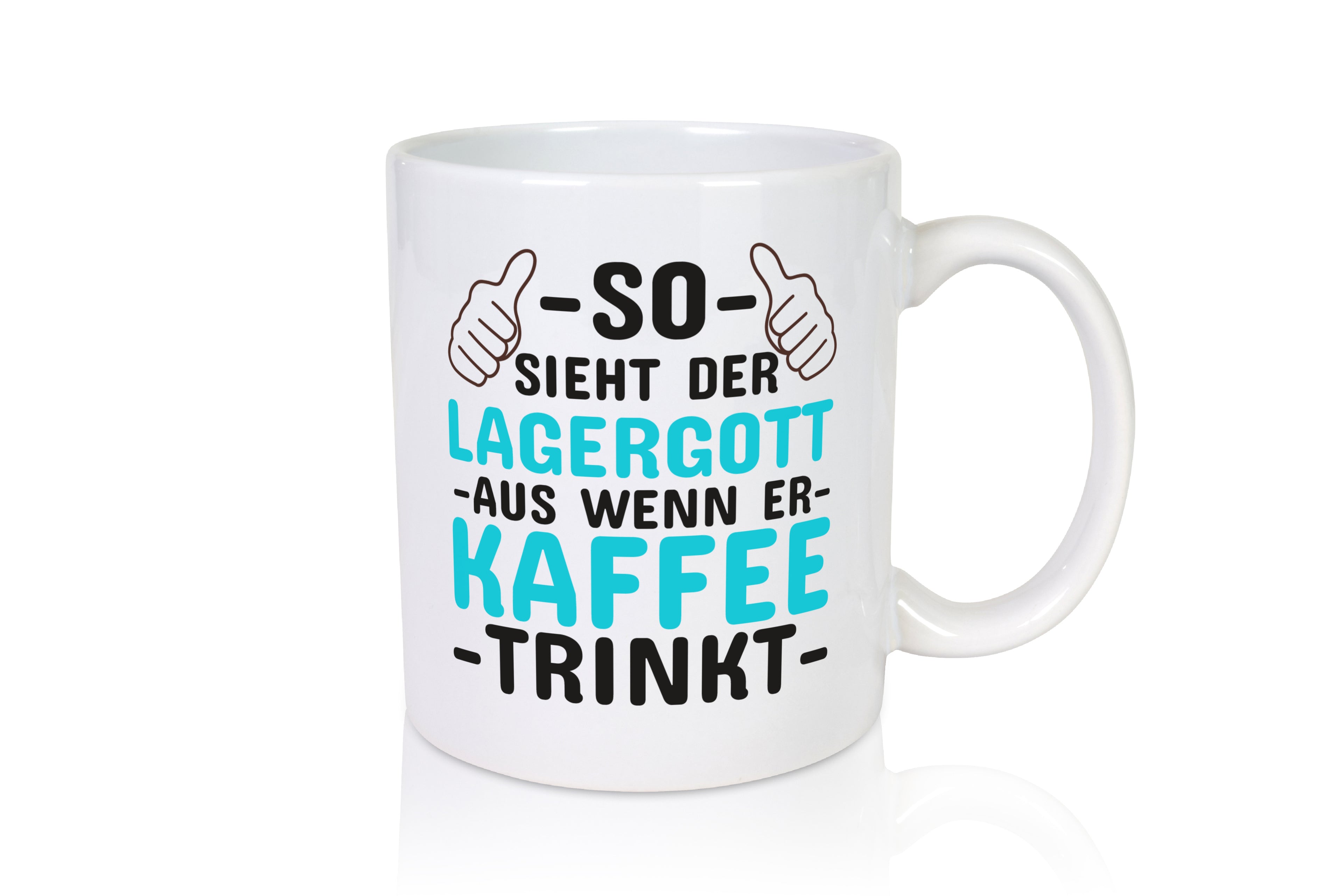 Lagerist | Kaffeetrinker Tasse | Lagergott | Humor - Tasse Weiß - Kaffeetasse / Geschenk / Familie