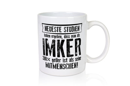 Neuste Studien: Imker | Imkerei - Tasse Weiß - Kaffeetasse / Geschenk / Familie