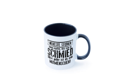 Neuste Studien: Schmied | schmieden Tasse Weiß - Schwarz - Kaffeetasse / Geschenk / Familie