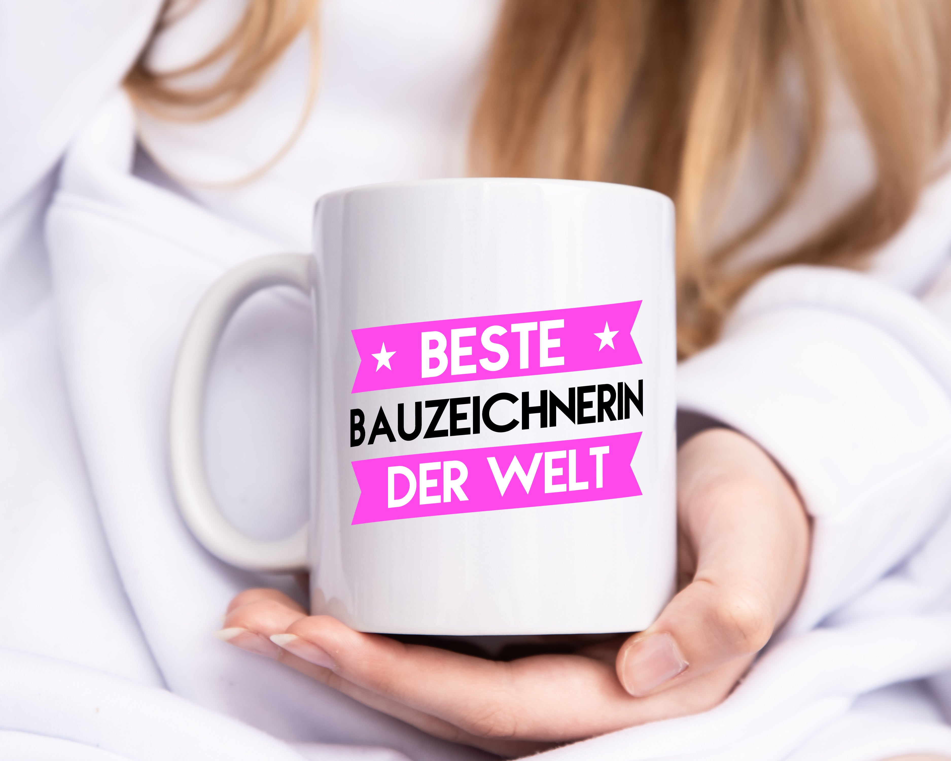 Beste Bauzeichnerin | Zeichnerin - Tasse Weiß - Kaffeetasse / Geschenk / Familie