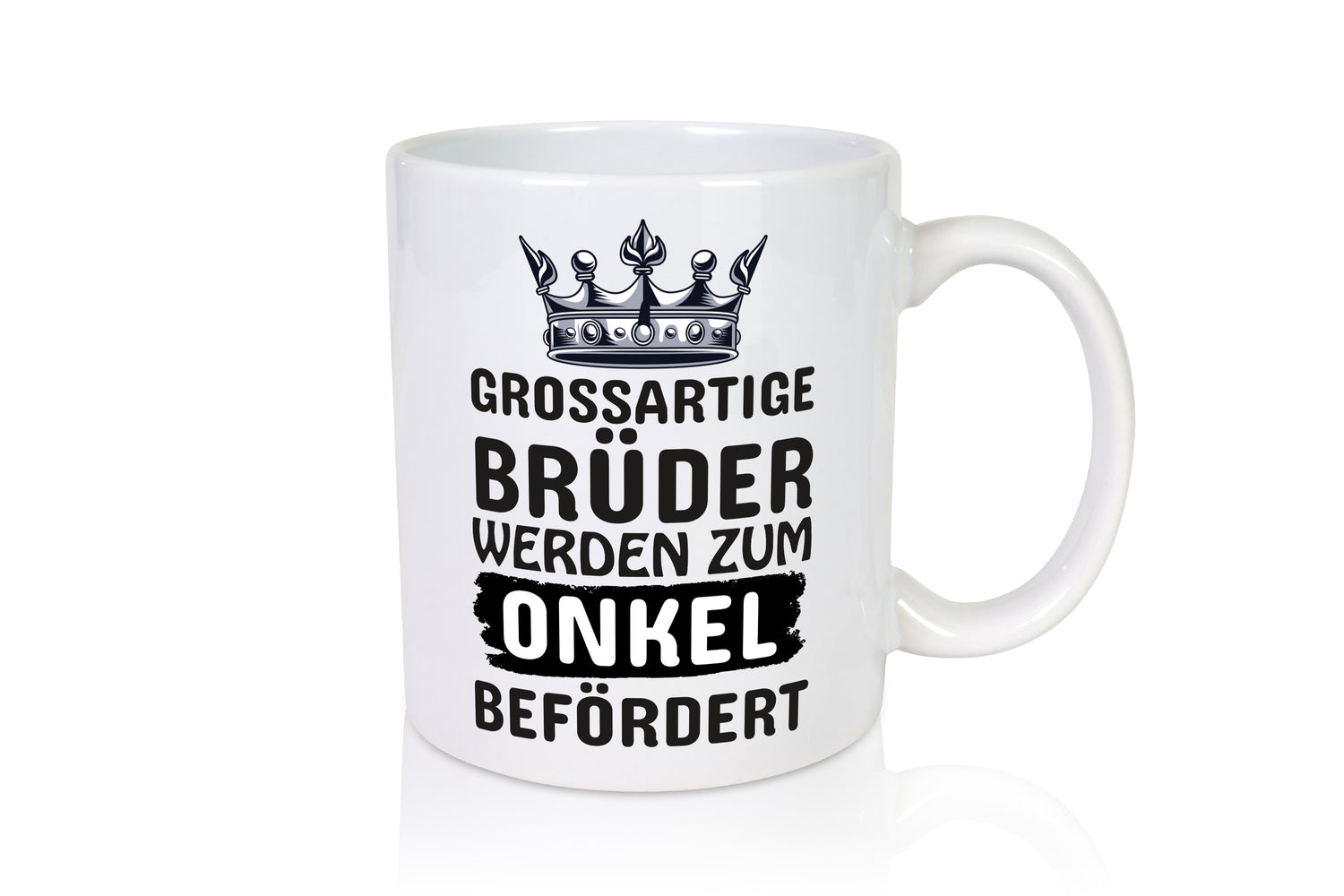 Beförderung zu Onkel | Schwangerschaft | Bruder - Tasse Weiß - Kaffeetasse / Geschenk / Familie