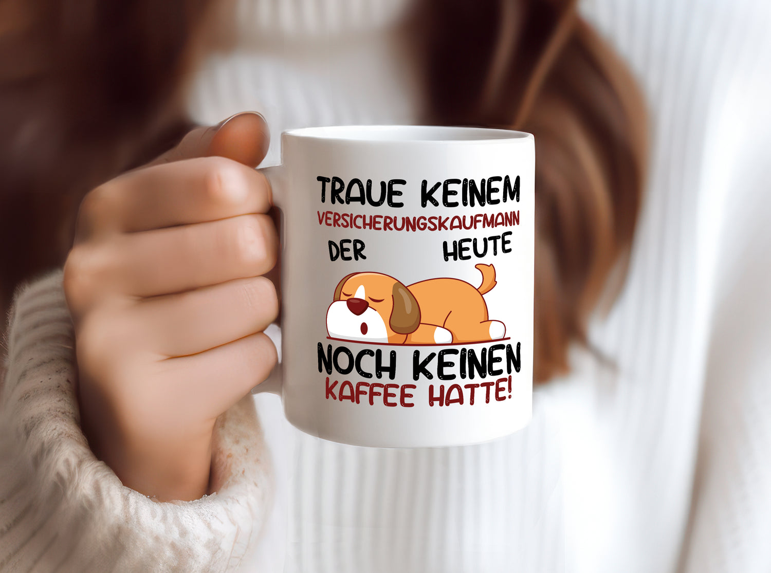 Traue keinem Versicherungskaufmann | Kaufmann - Tasse Weiß - Kaffeetasse / Geschenk / Familie