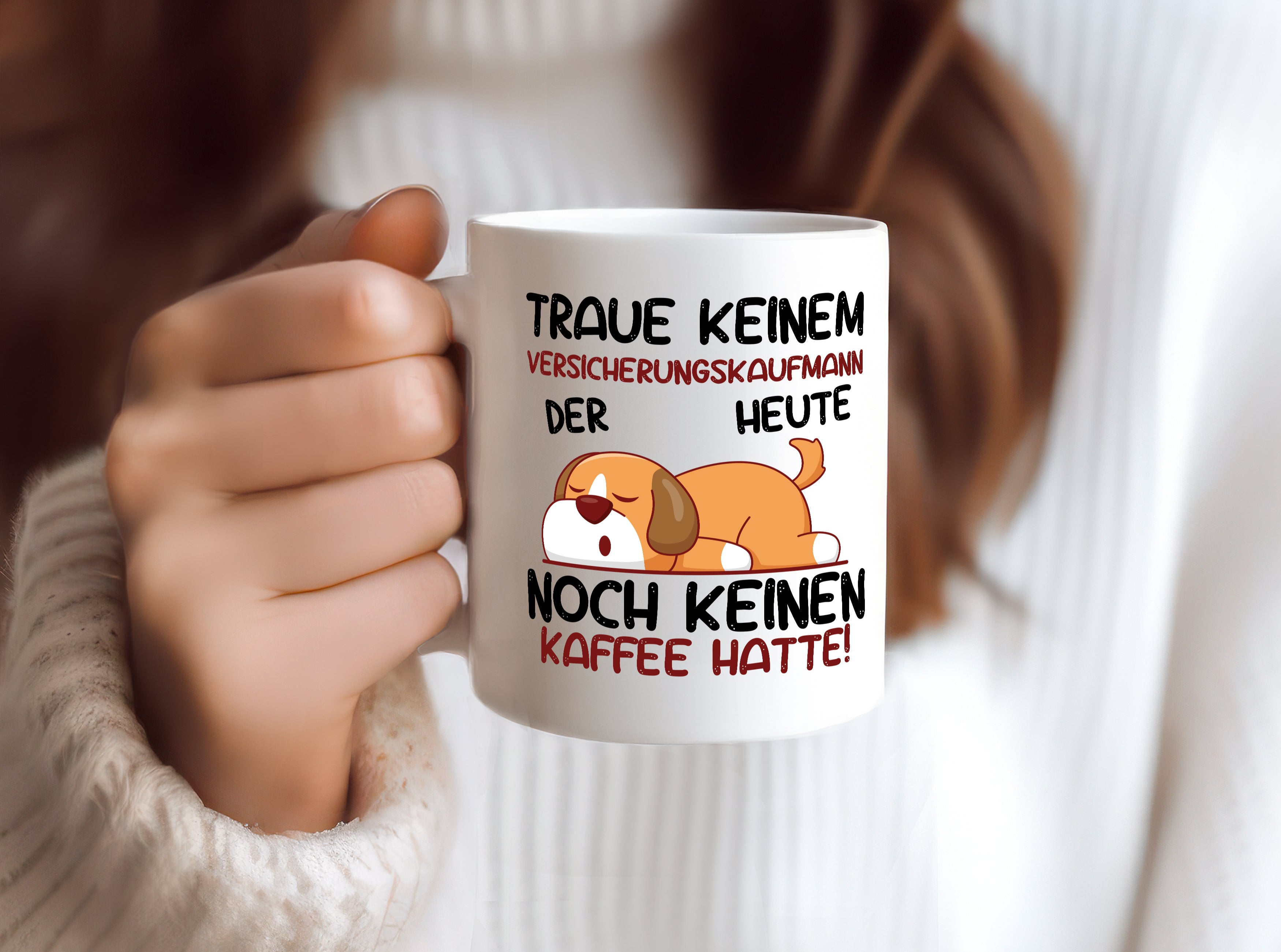 Traue keinem Versicherungskaufmann | Kaufmann - Tasse Weiß - Kaffeetasse / Geschenk / Familie